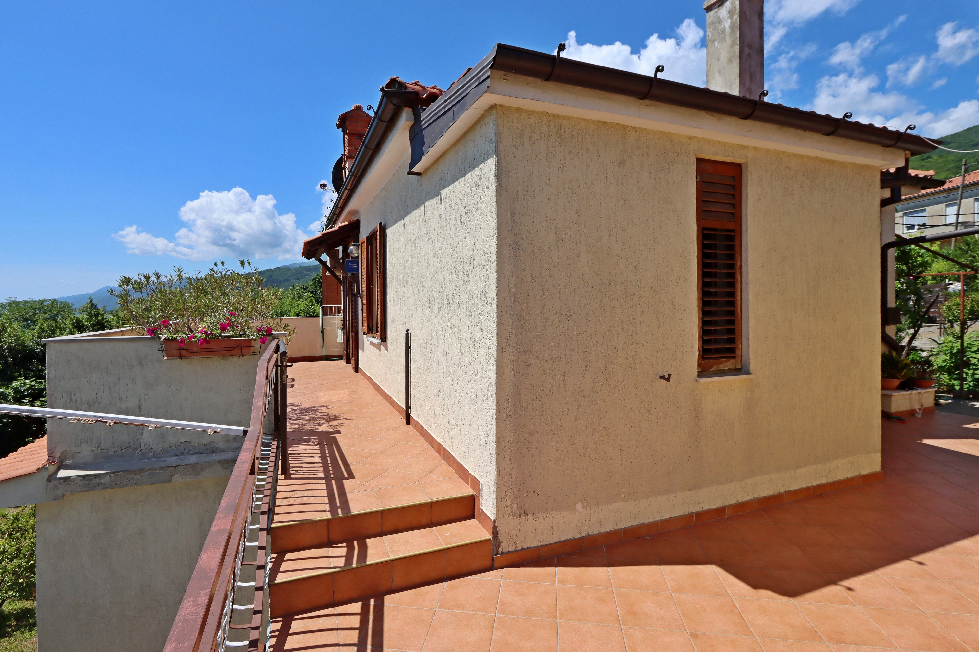 Jednosobni apartman s terasom i pogledom na more Opatija - Pobri, Opatija  A-a