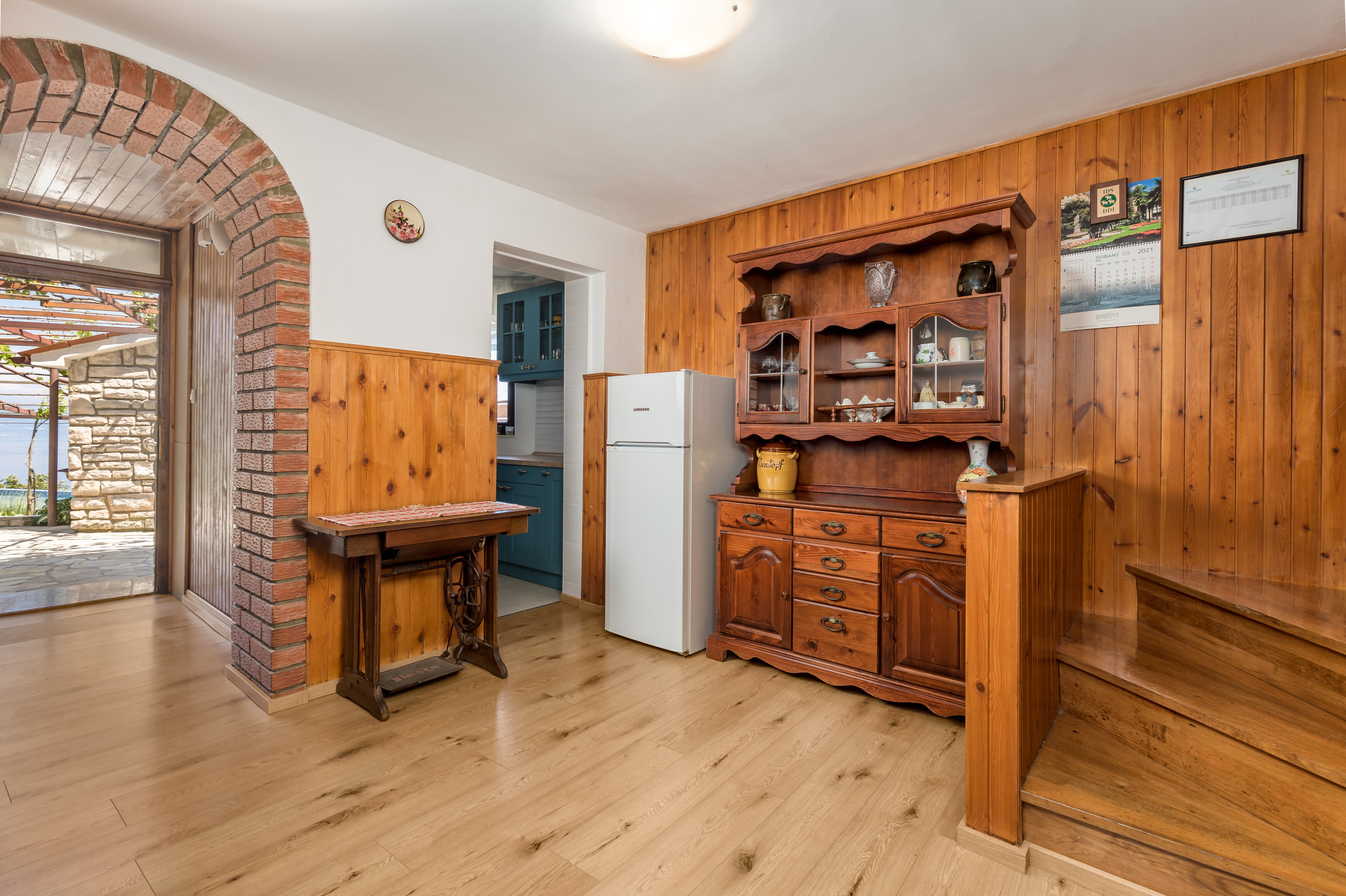 Three bedroom house with terrace and sea view Obrš, Opatija  K