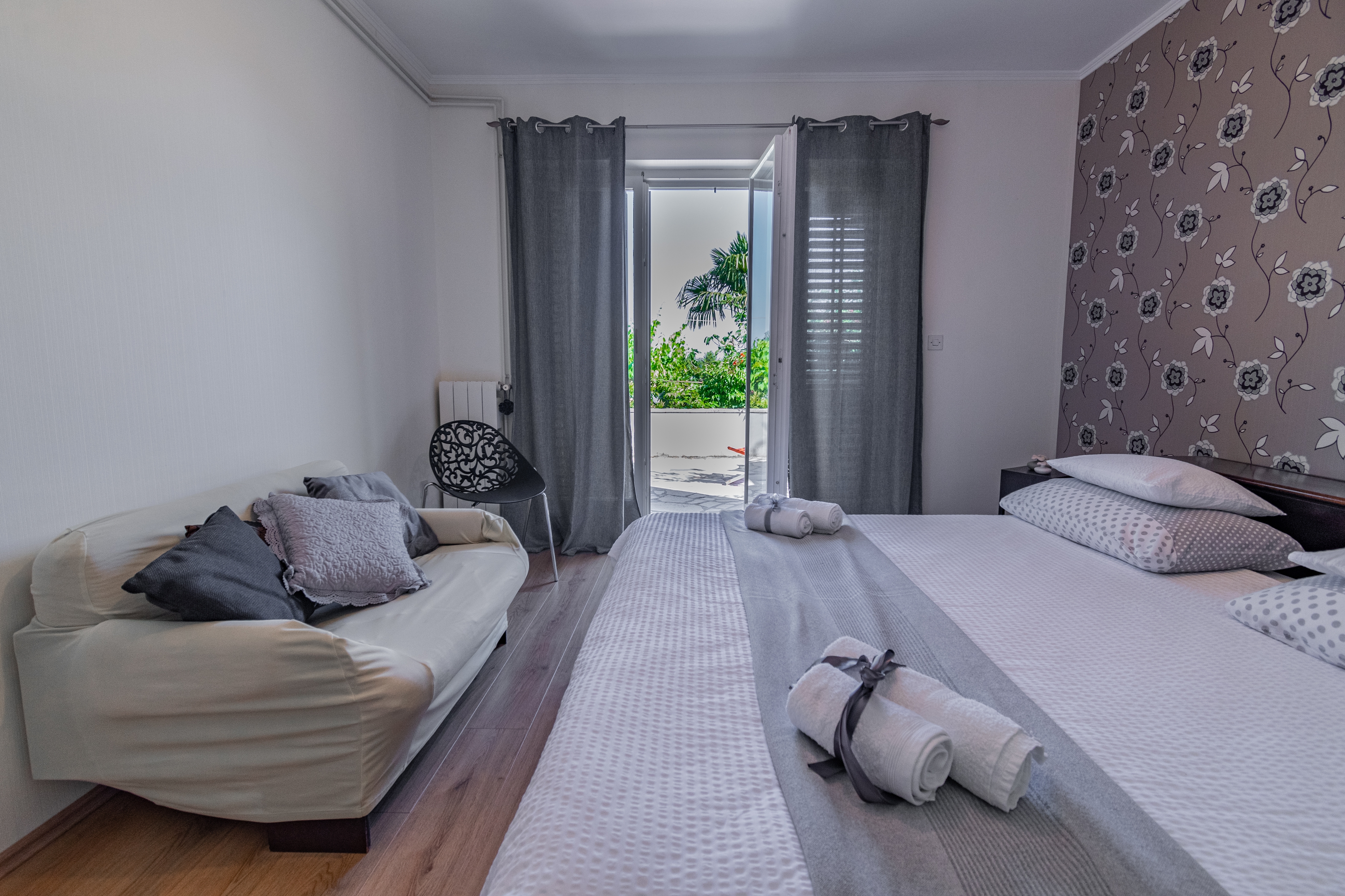 Three bedroom apartment with terrace and sea view Lovran, Opatija  A-a