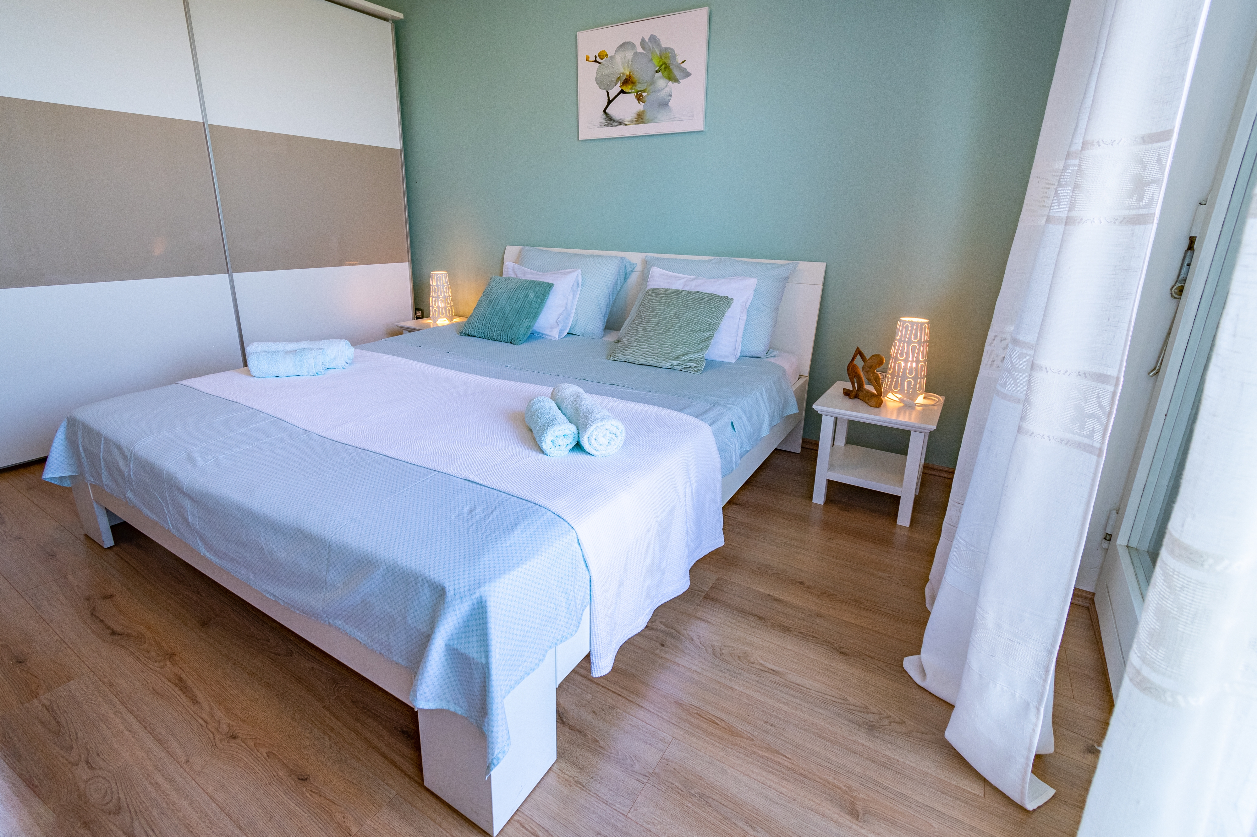 Three bedroom apartment with terrace and sea view Lovran, Opatija  A-a