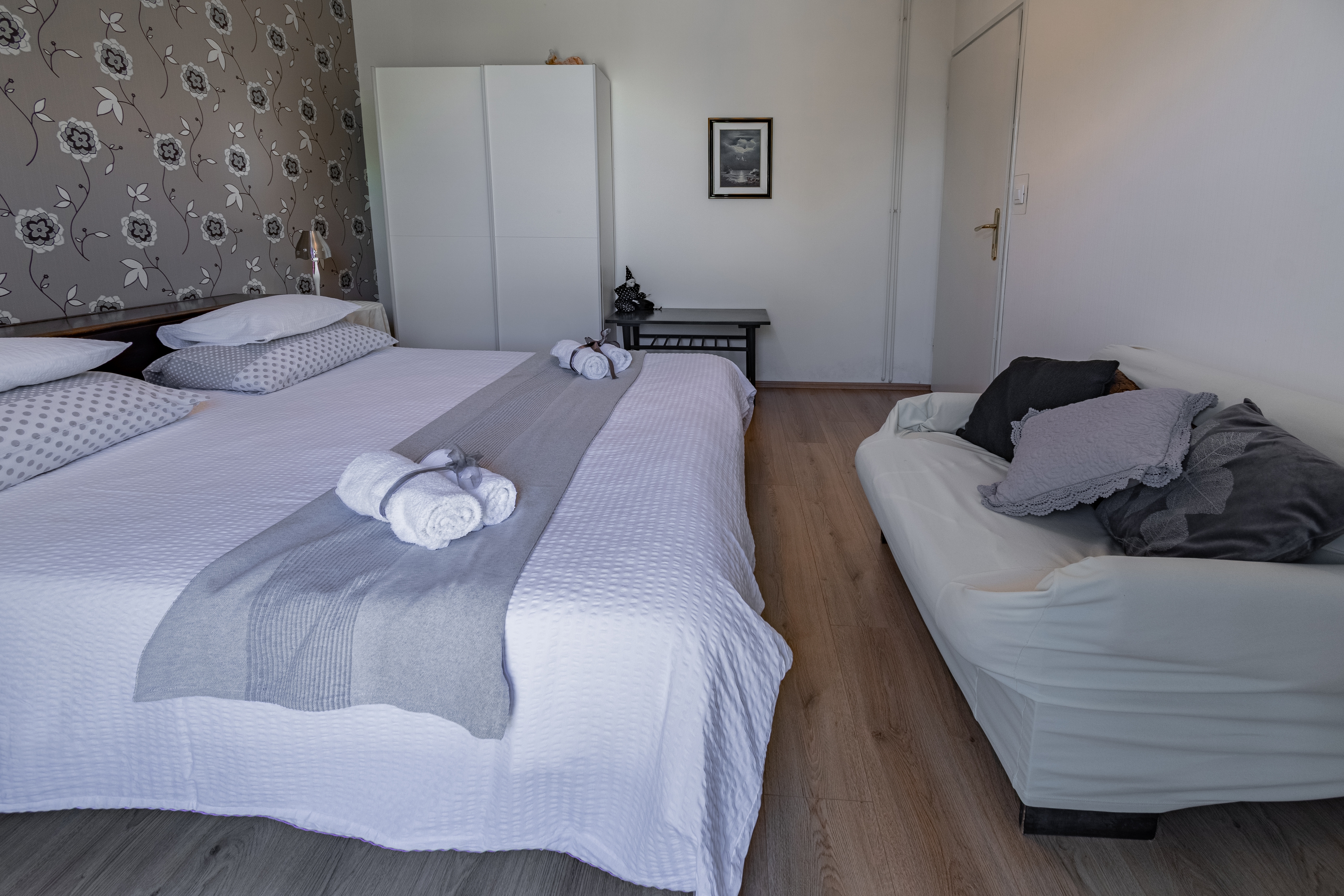 Three bedroom apartment with terrace and sea view Lovran, Opatija  A-a