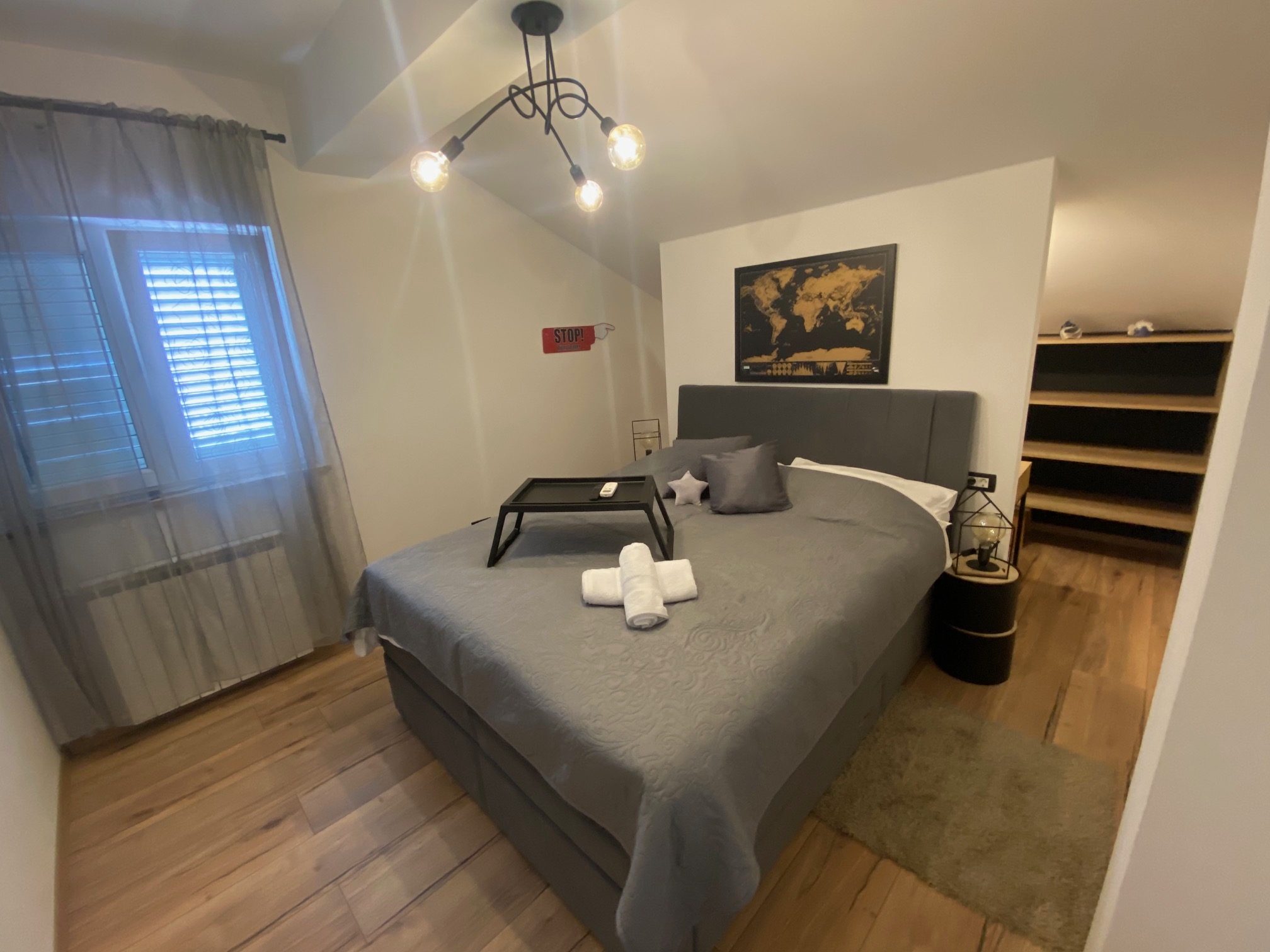Three bedroom apartment with balcony and sea view Lovran, Opatija  A-a