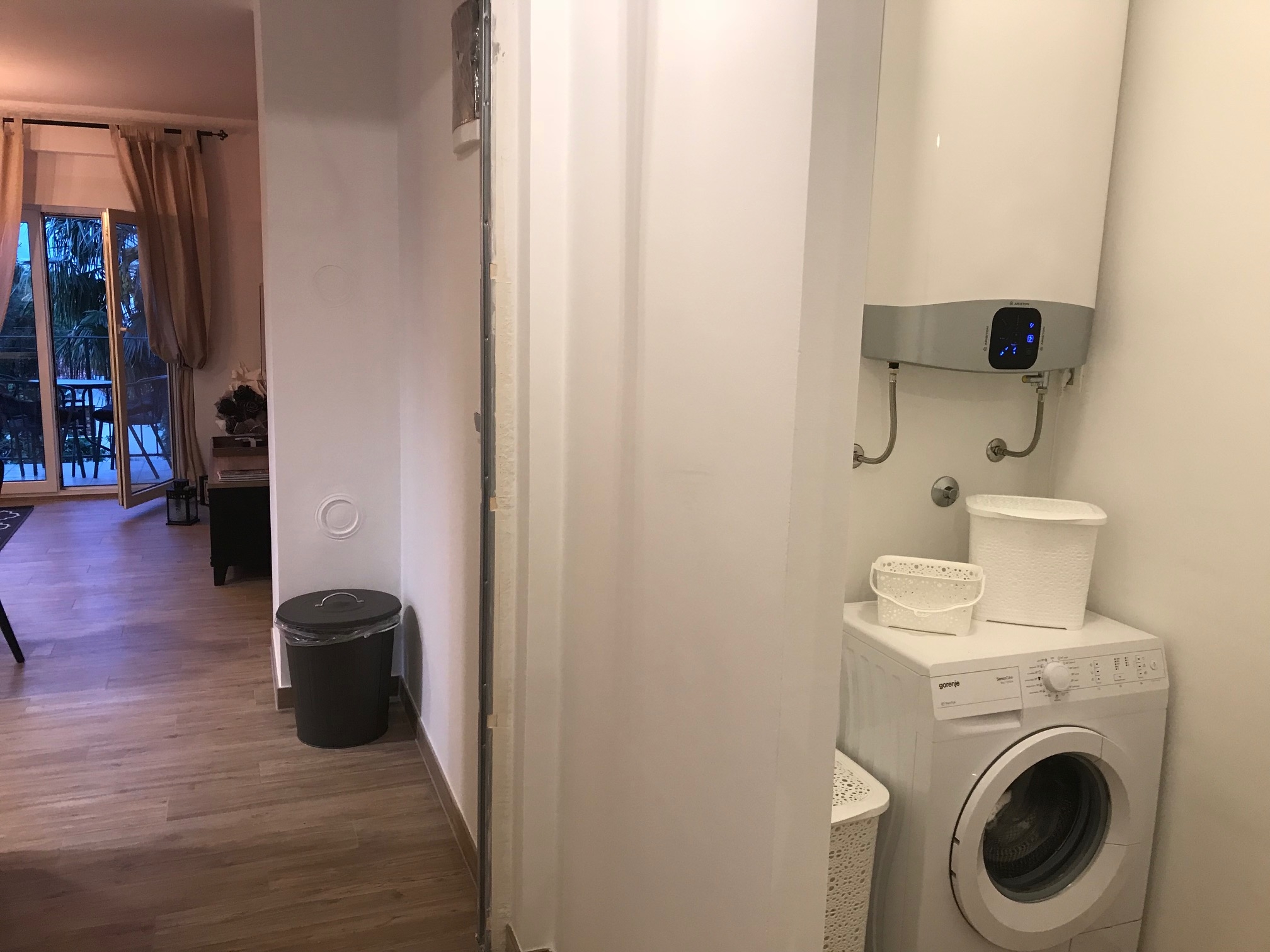 One bedroom apartment with terrace and sea view Lovran, Opatija  A-c