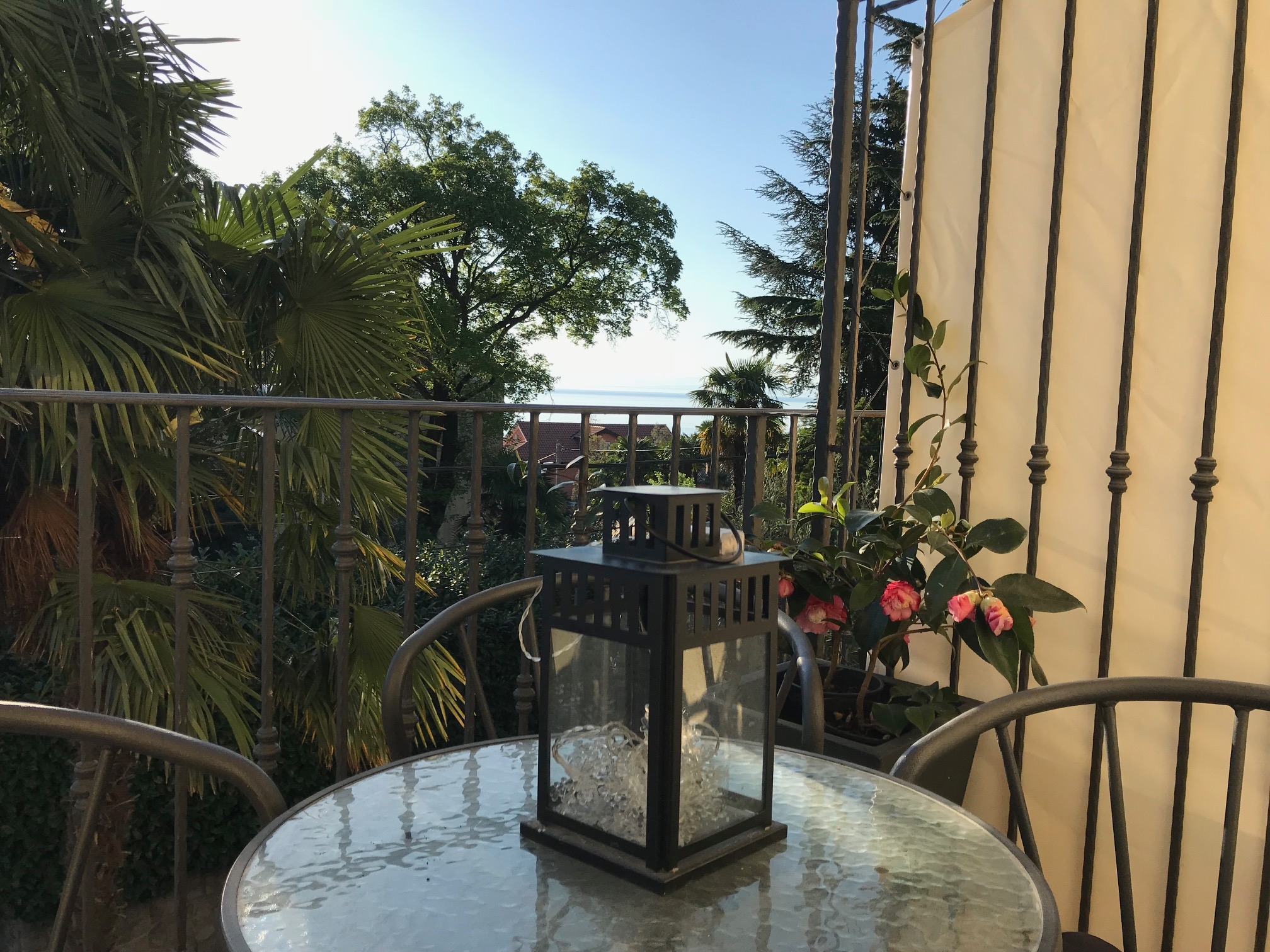 One bedroom apartment with terrace and sea view Lovran, Opatija  A-c