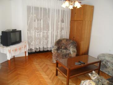 Living room Opatija - Volosko, Living room in the apartment, dostupna klima, dopusteni kucni ljubimci i WIFI.