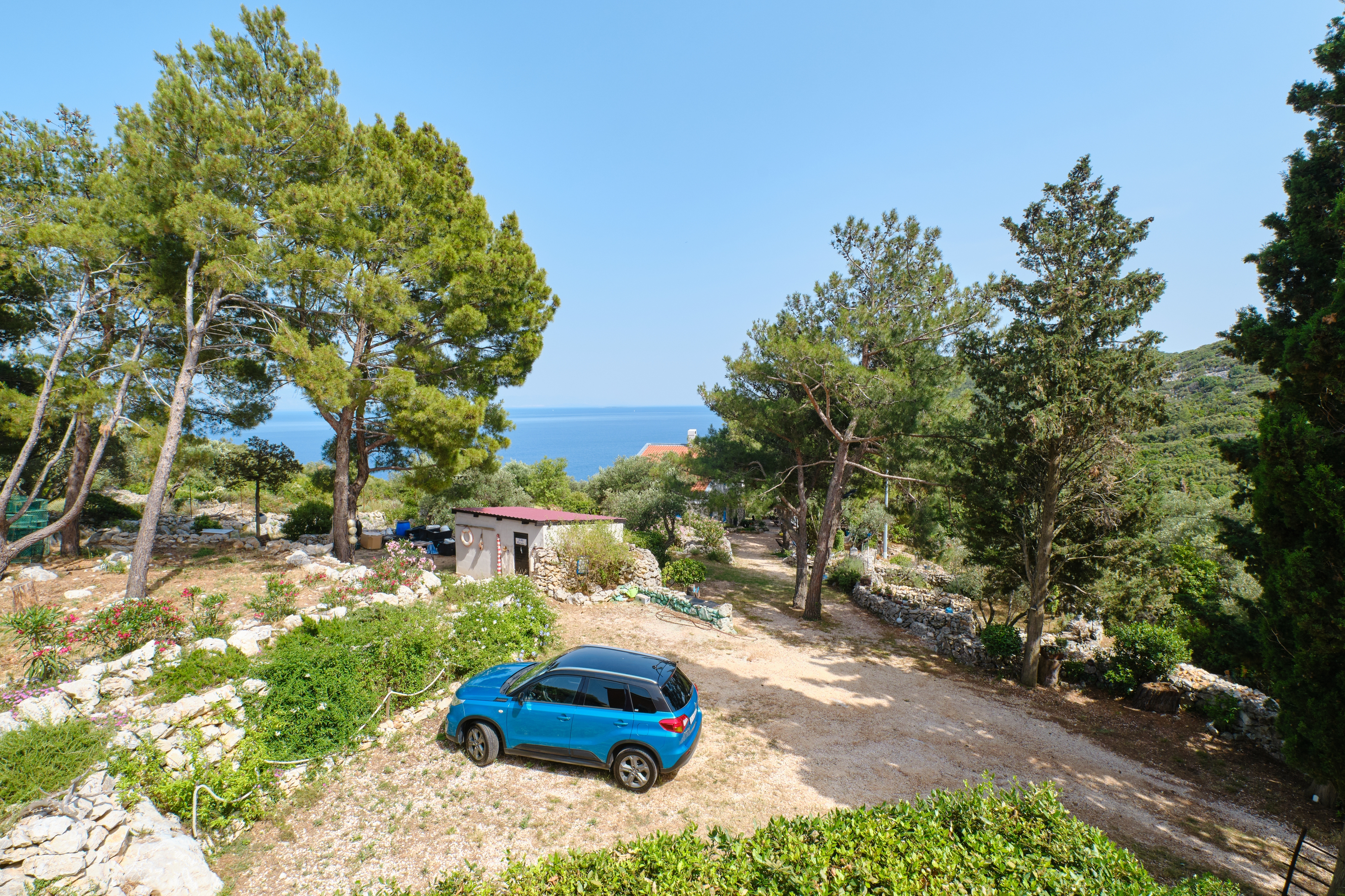 Two bedroom apartment with terrace and sea view Ćunski, Lošinj  A-a