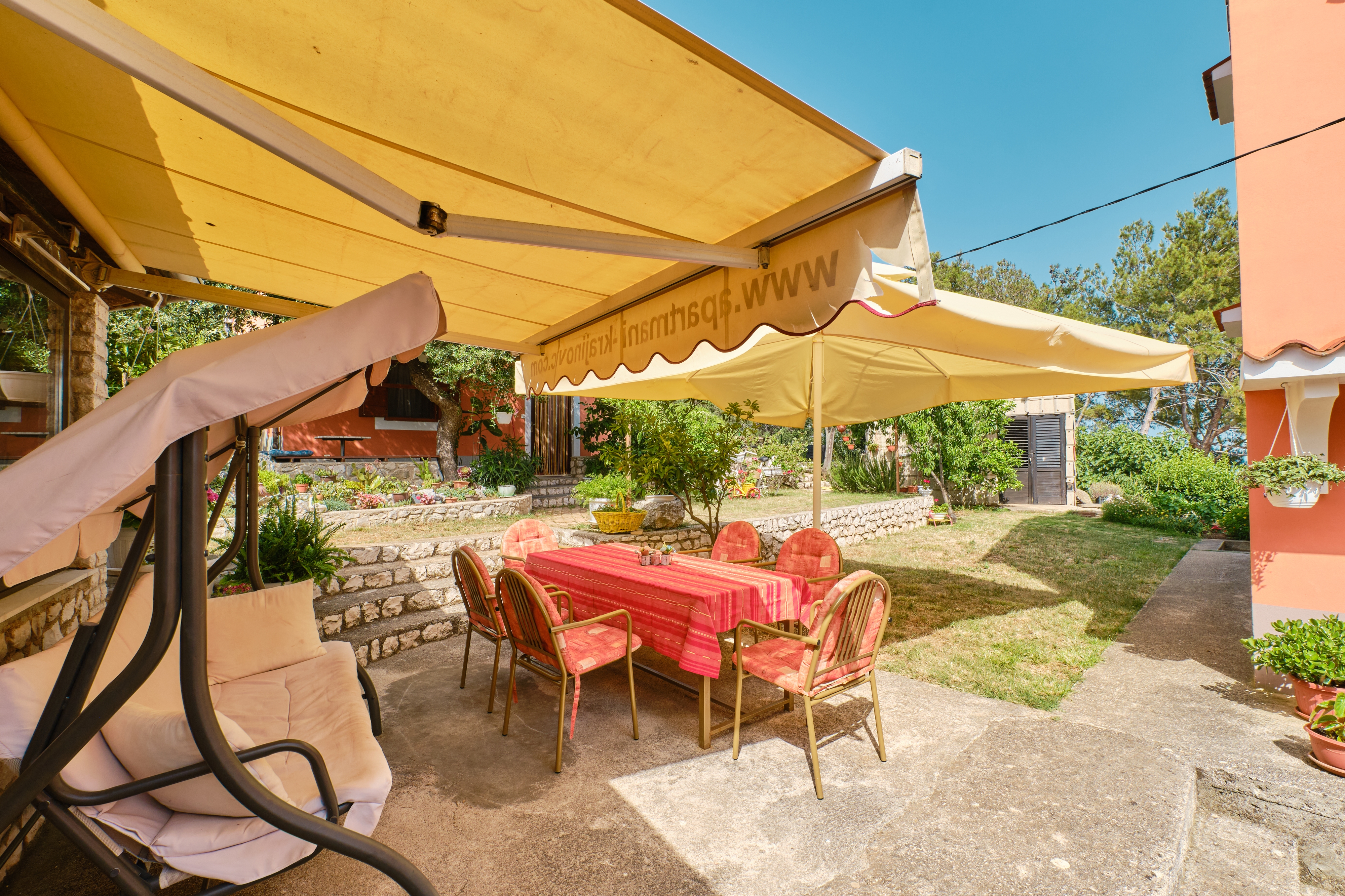 One bedroom apartment with terrace Ćunski, Lošinj  A-c