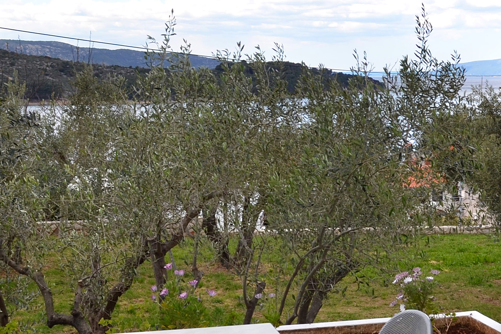 One bedroom apartment with terrace and sea view Cres  A-b