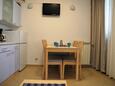 Cres, Dining room in the apartment, (pet friendly) and WiFi.