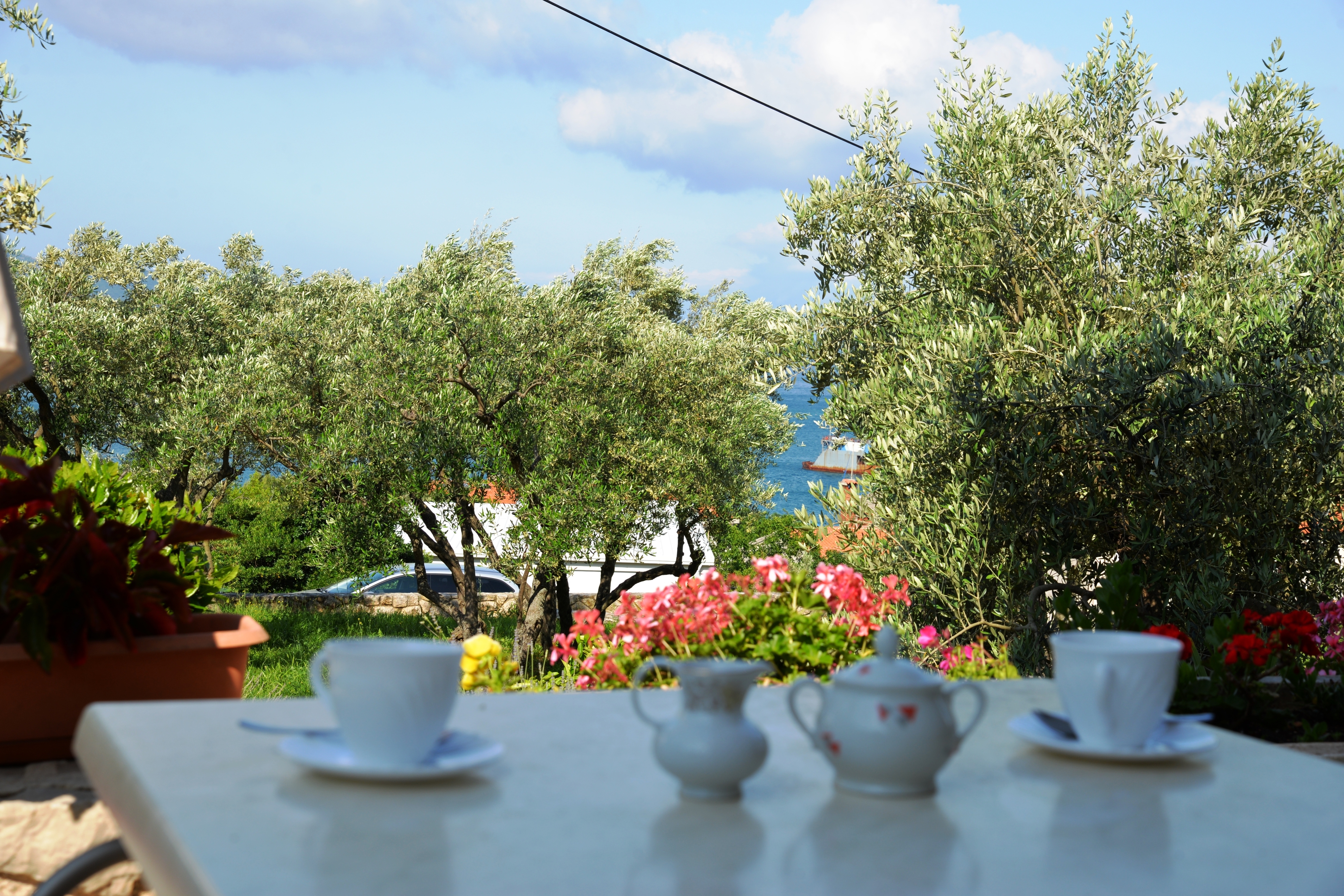 One bedroom apartment with terrace and sea view Cres  A-c