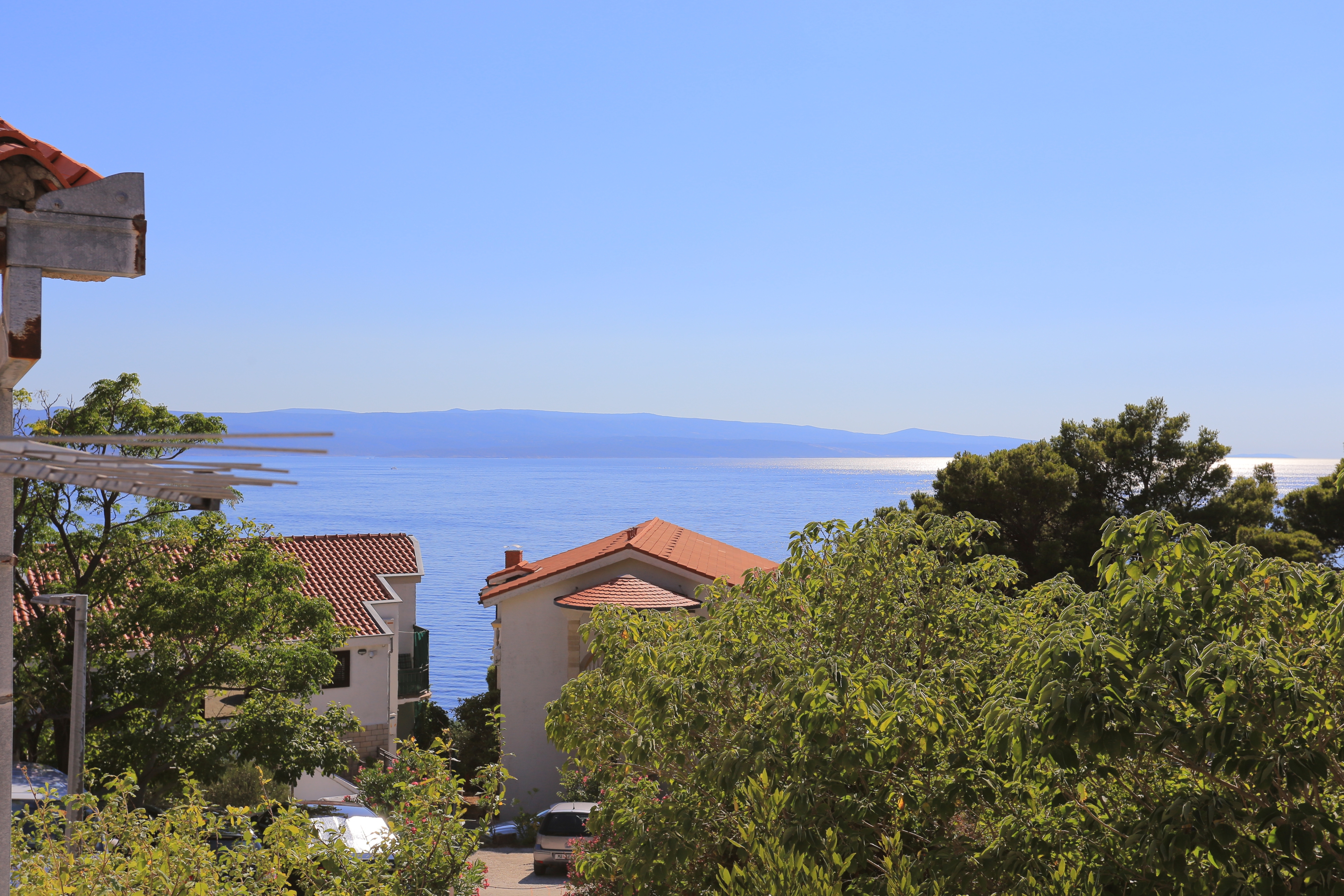 One bedroom house with terrace and sea view Brela, Makarska  K