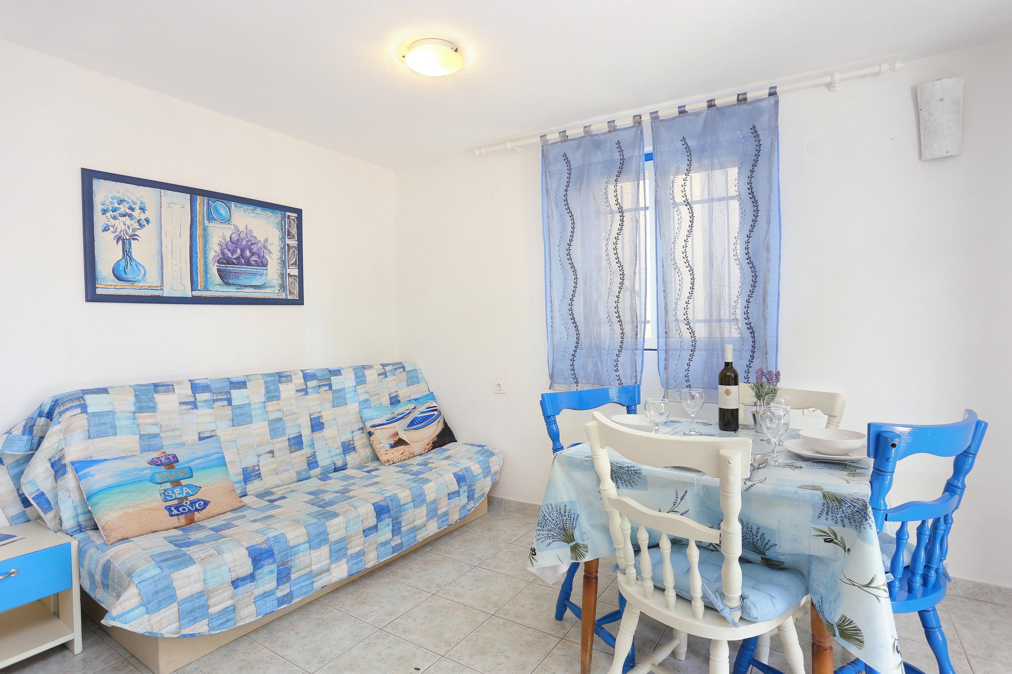 One bedroom house with terrace and sea view Brela, Makarska (K-788)
