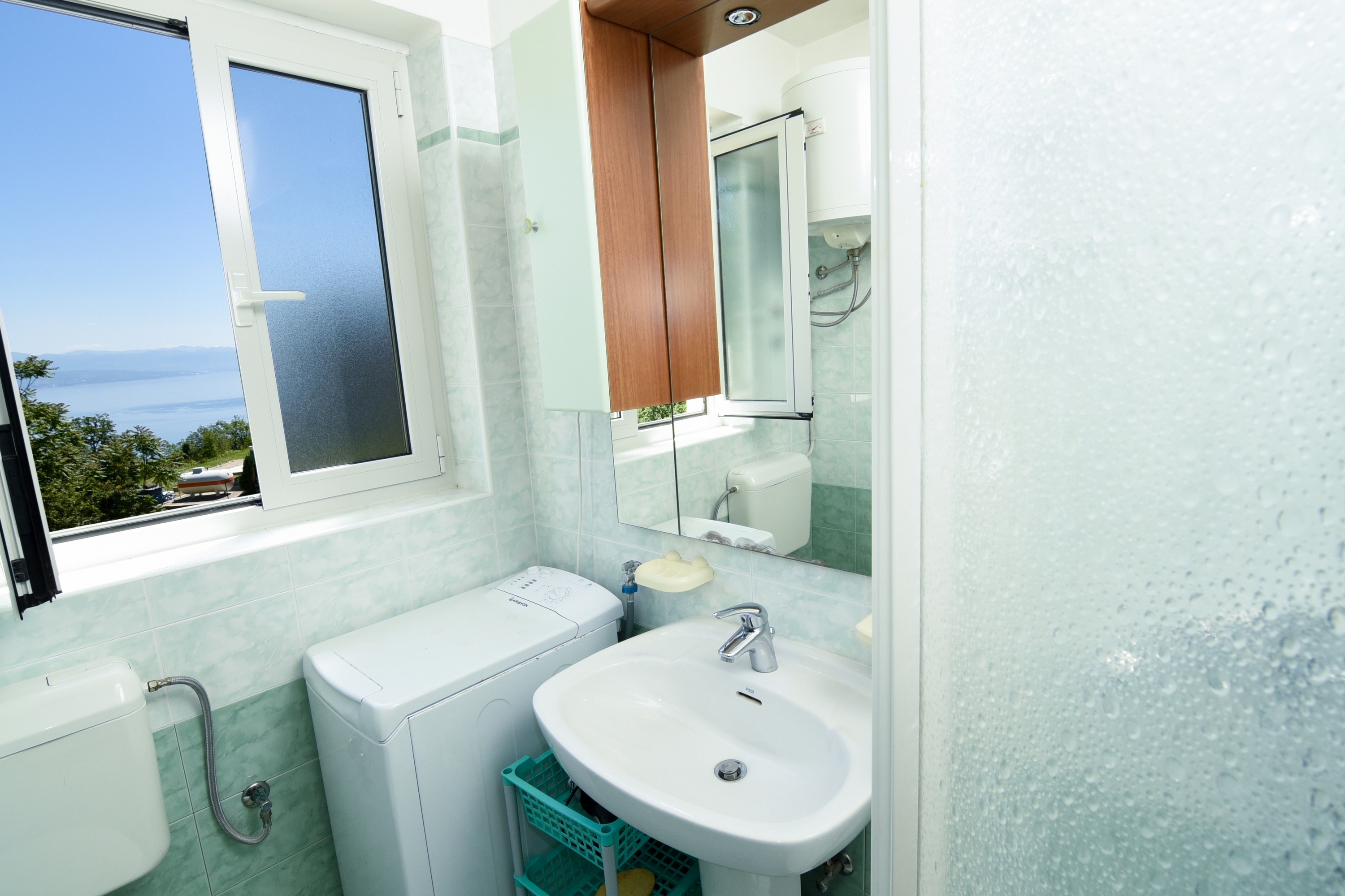 Studio flat with terrace and sea view Ičići, Opatija  AS-a