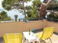 Terrace 1 Brela, Terrace 1 in the apartment, with a sea view, (pet friendly) and WiFi.