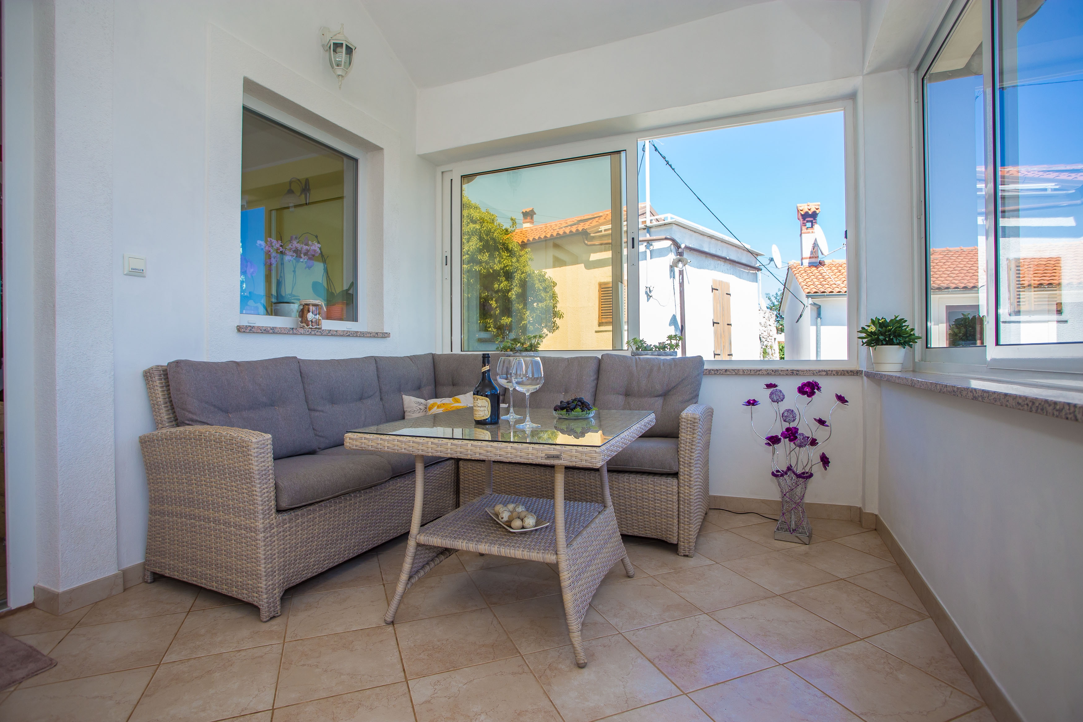 Three bedroom house with terrace and sea view Zagore, Opatija  K