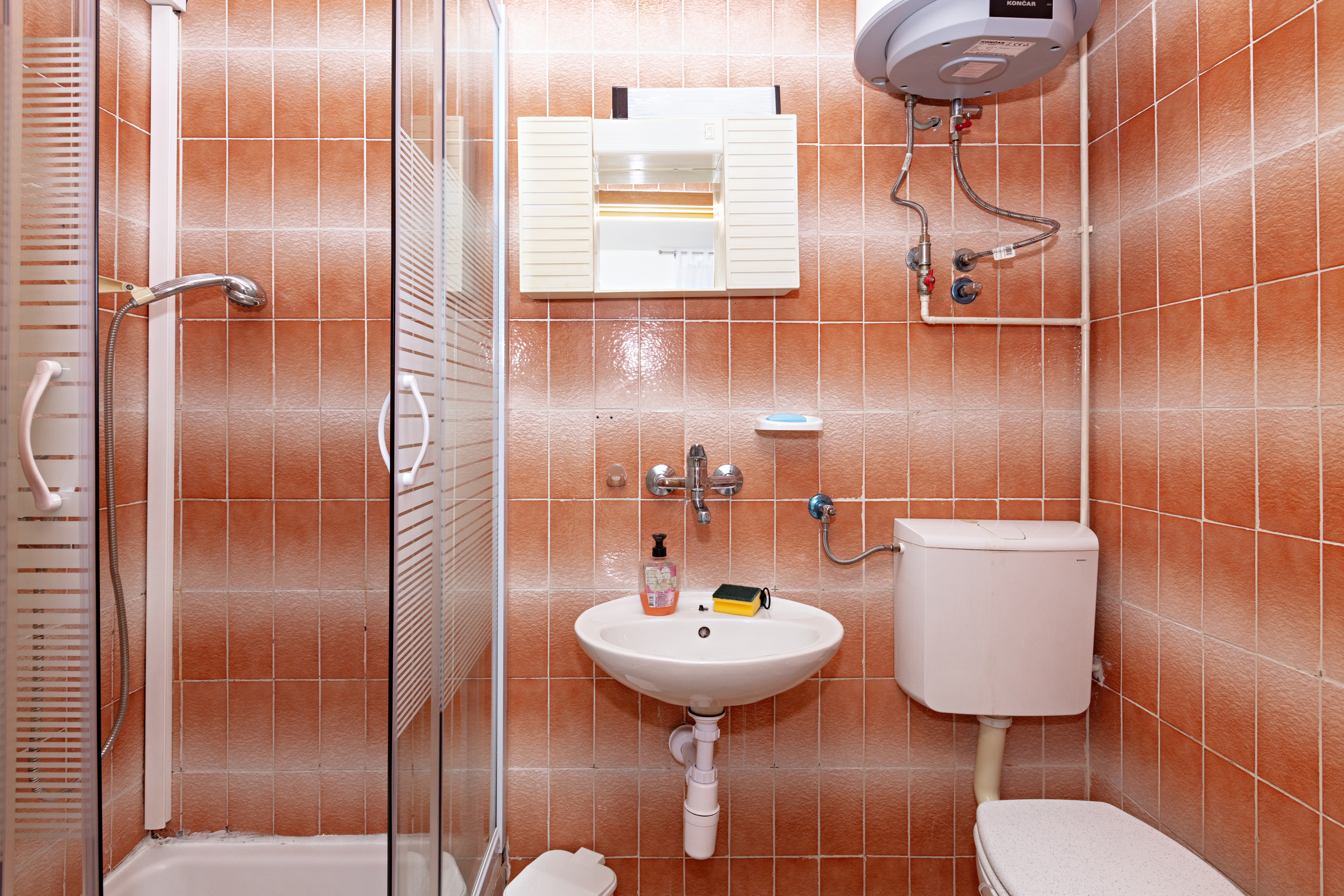 Studio flat with terrace Jezera, Murter  AS-c