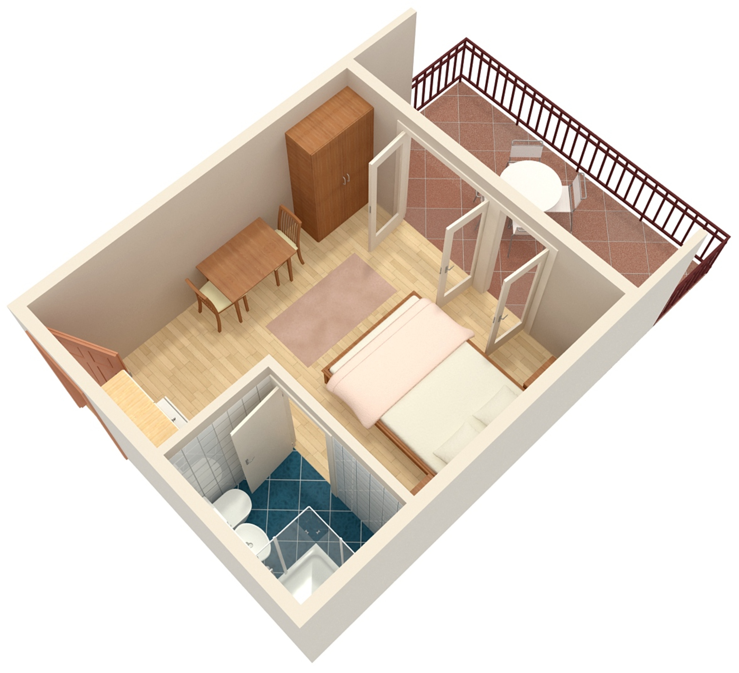 Studio flat with terrace Jezera, Murter  AS-c