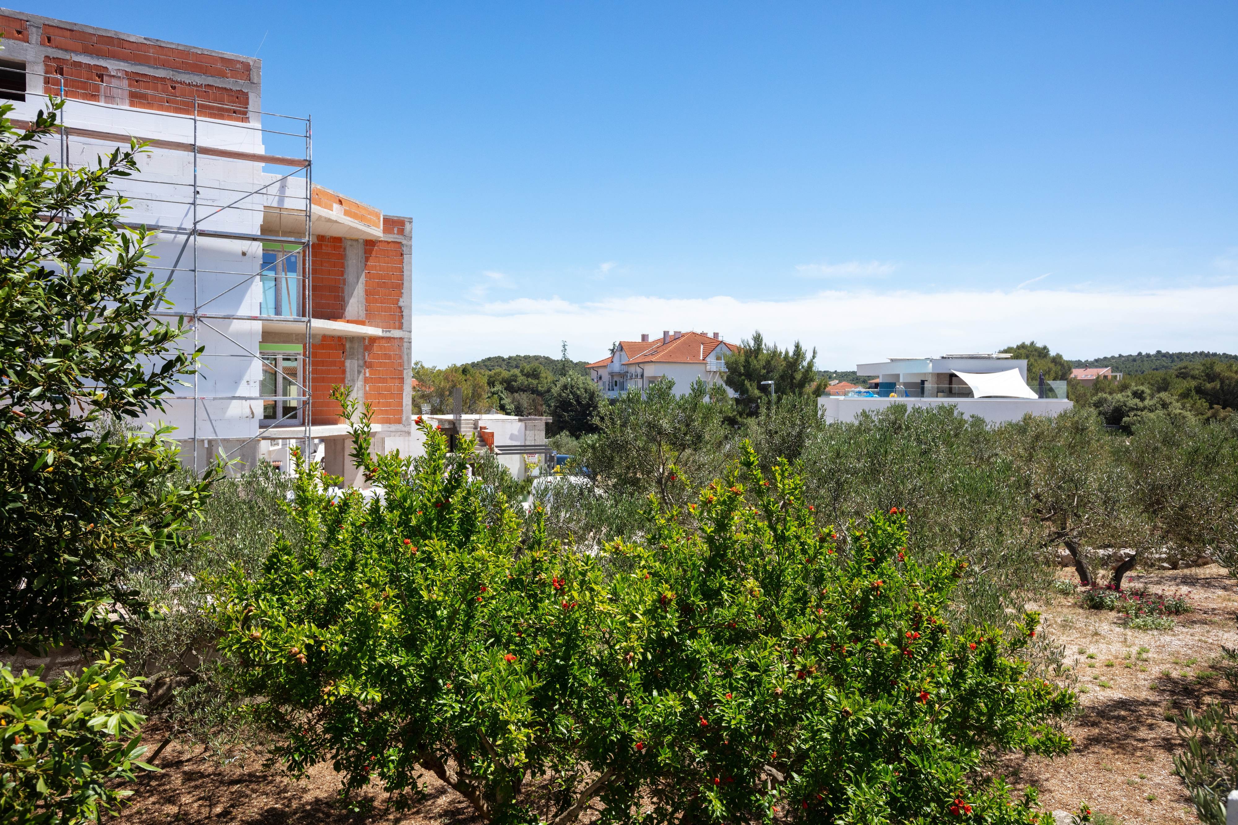 Studio flat with terrace Jezera, Murter  AS-c