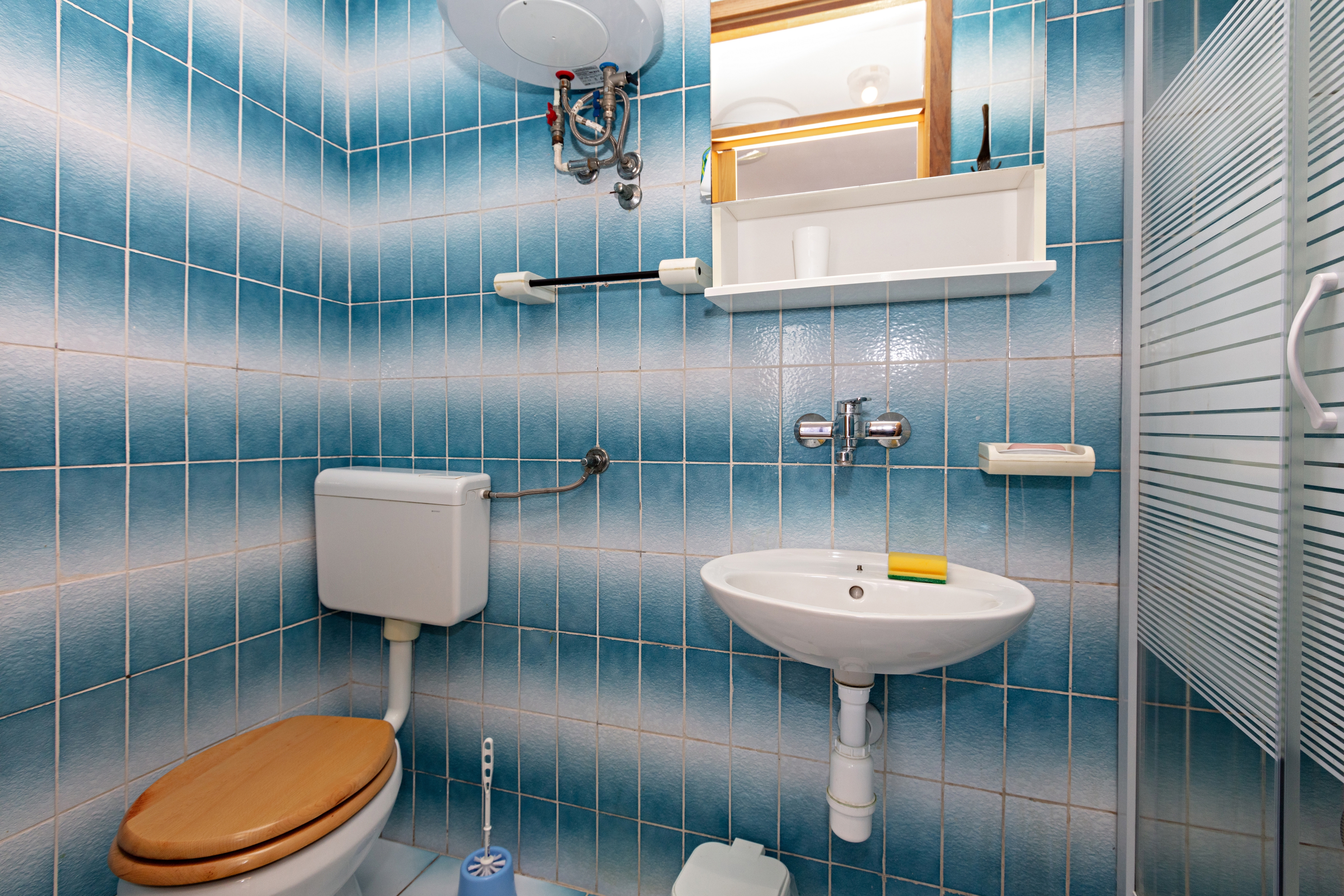Studio flat with terrace Jezera, Murter  AS-d