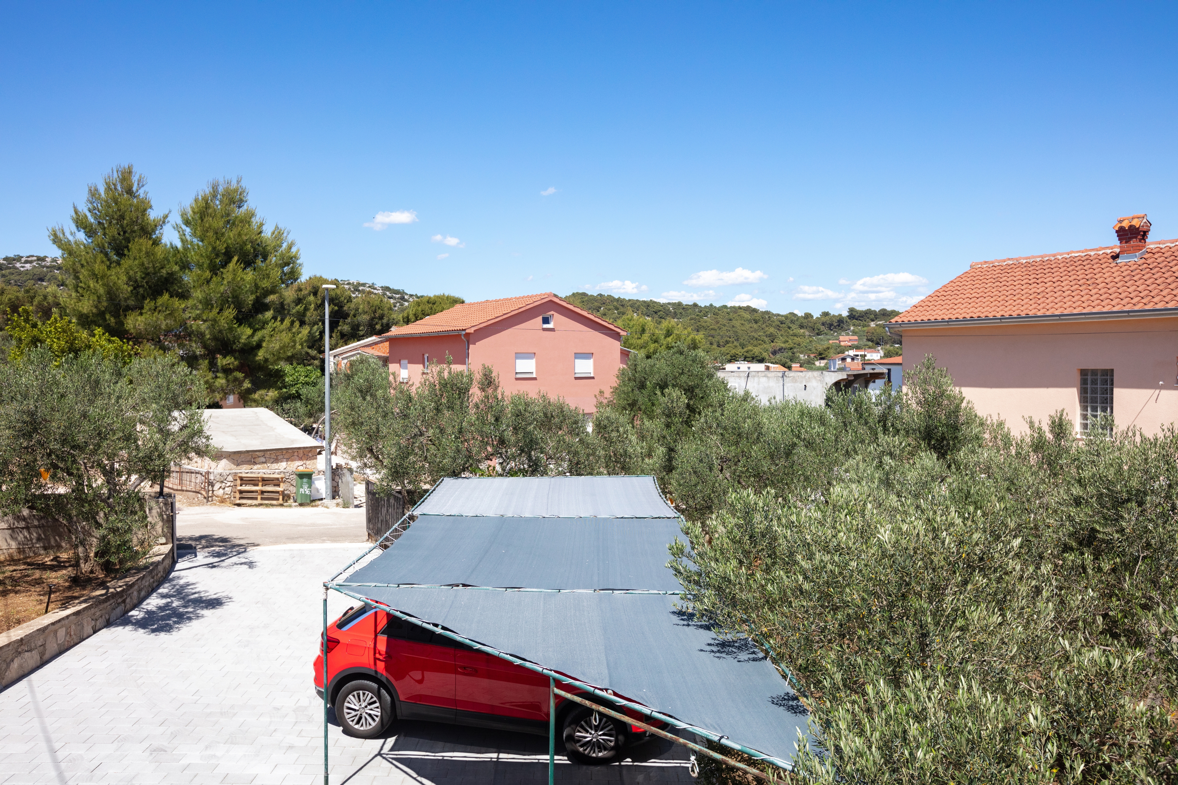Studio flat with terrace Jezera, Murter  AS-d