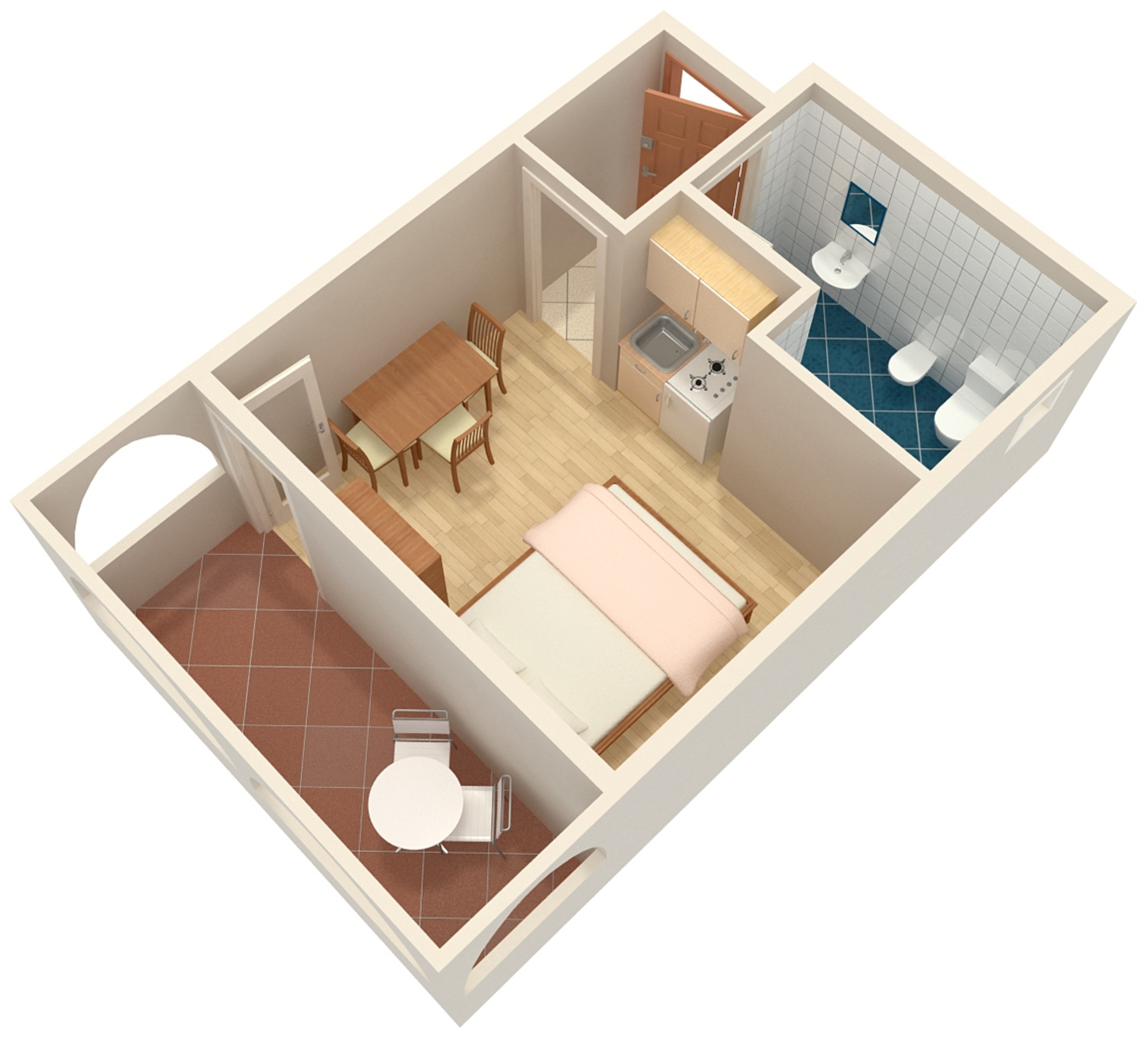 Studio flat with balcony Jezera, Murter  AS-e