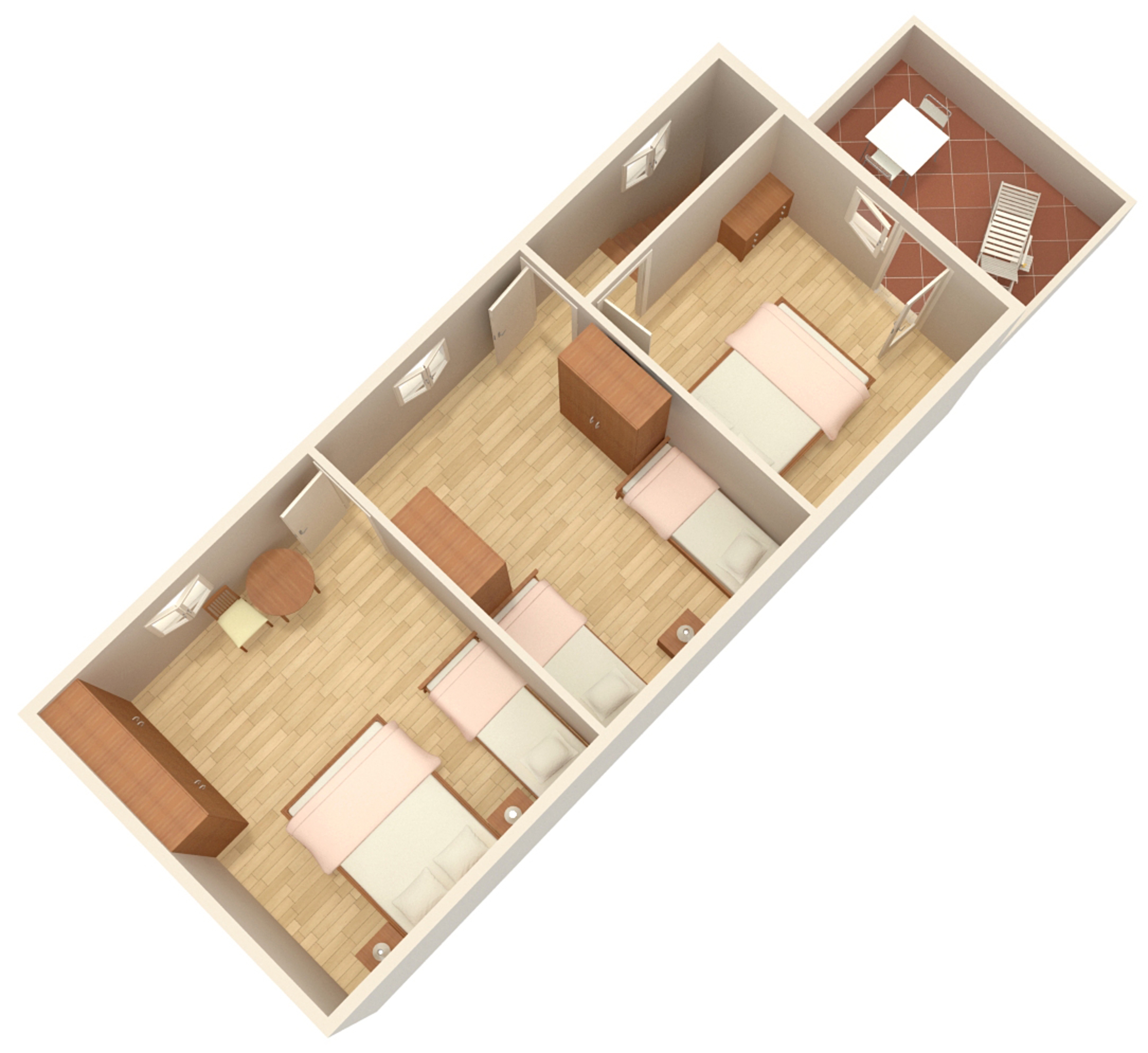 Three bedroom house with terrace Stivan, Cres  K