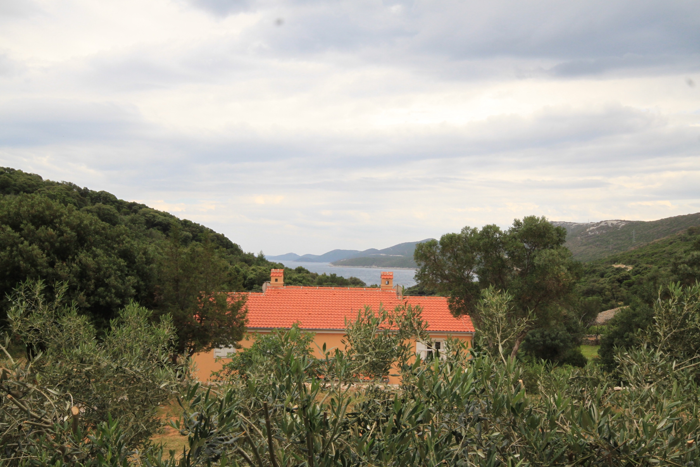 One bedroom apartment with terrace and sea view Sveti Jakov, Lošinj  A-a