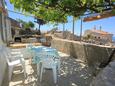 Ustrine, Terrasse dans l’hébergement en type house, avec la vue sur la mer, animaux acceptés et WiFi.