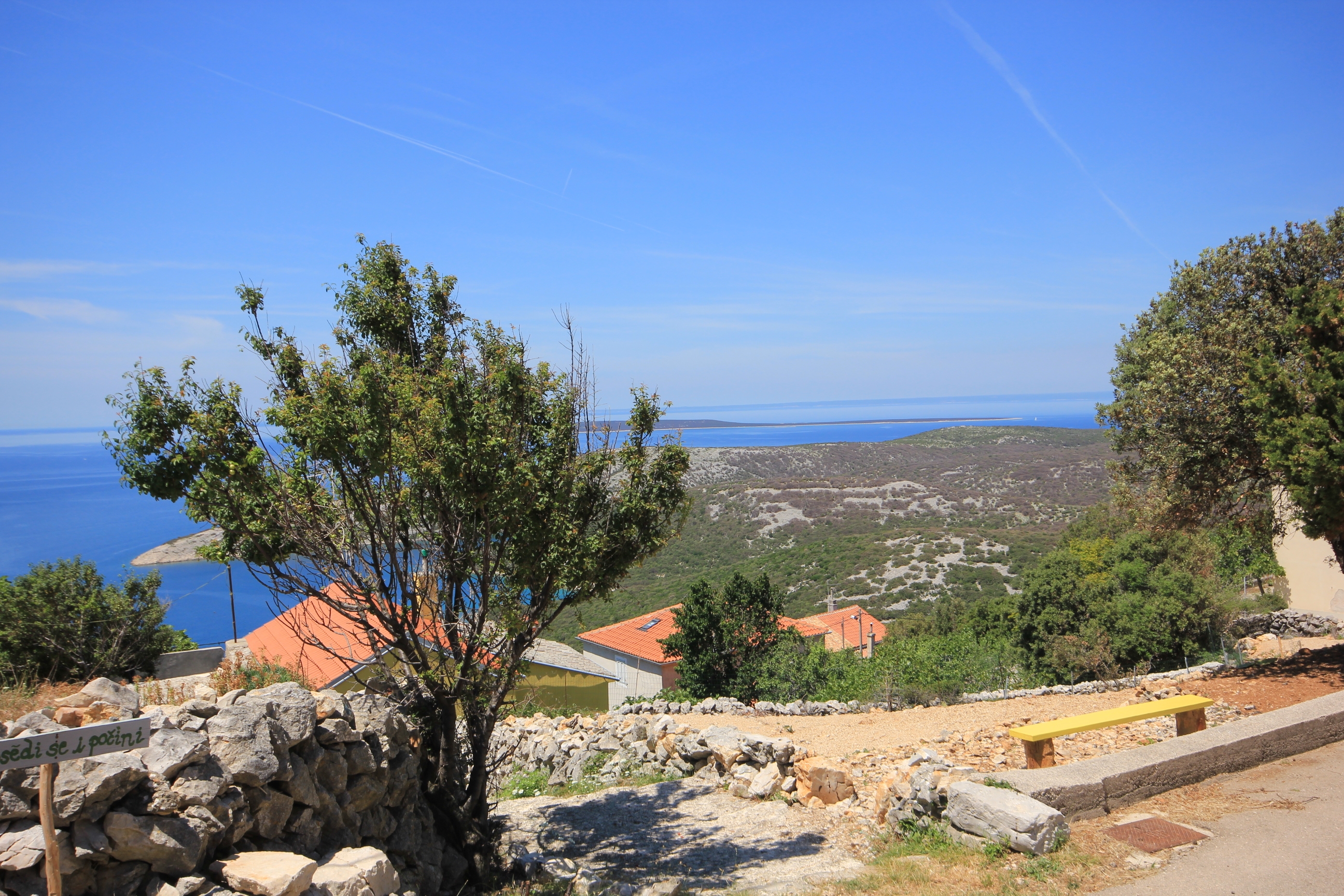 Two bedroom house with terrace and sea view Ustrine, Cres  K
