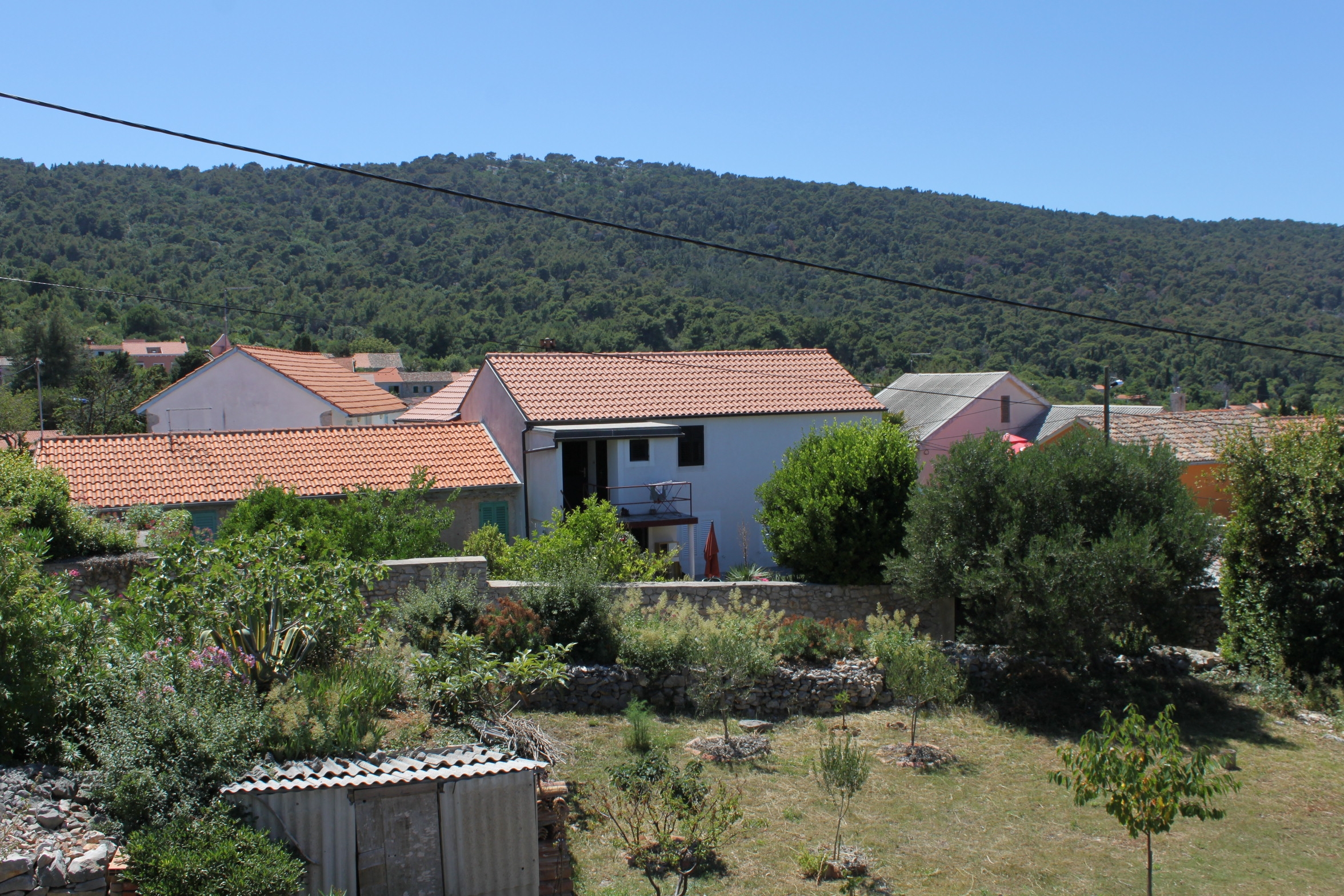 One bedroom apartment with terrace and sea view Veli Lošinj, Lošinj  A-a