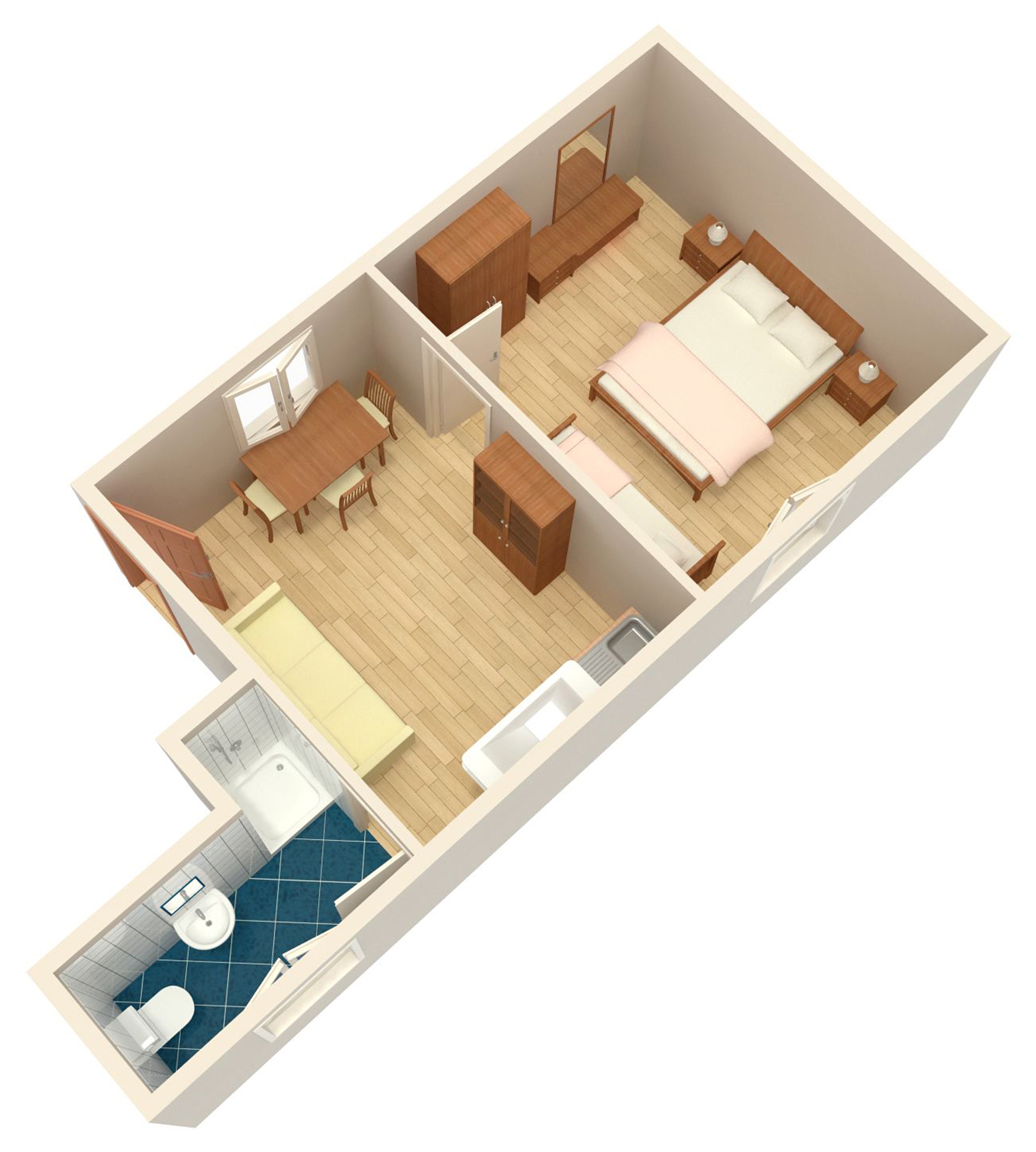 One bedroom apartment with air-conditioning Beli, Cres  A-a