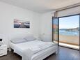 Bedroom 1 Tisno, Bedroom 1 in the apartment, (pet friendly) and WiFi.