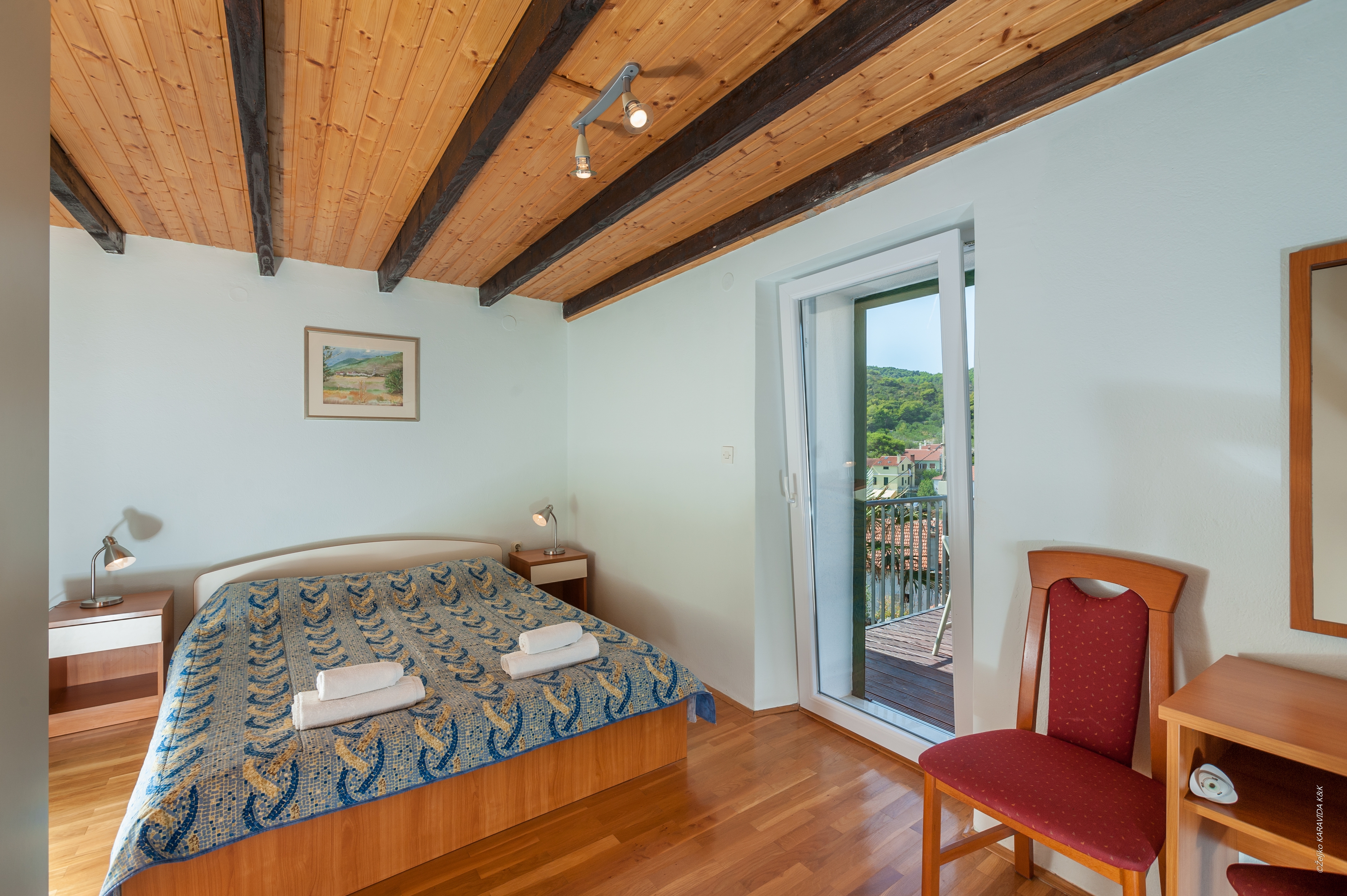 One bedroom apartment with terrace and sea view Božava, Dugi otok  A-c