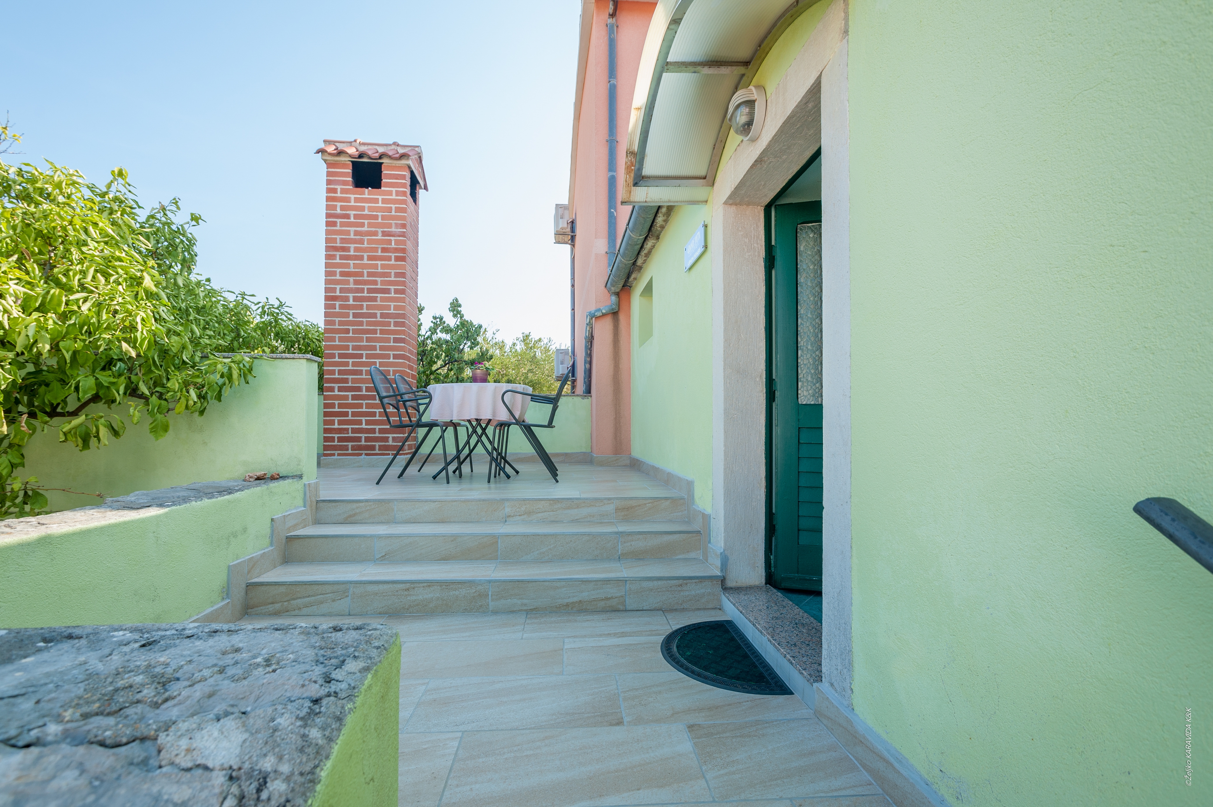 One bedroom apartment with terrace and sea view Božava, Dugi otok  A-c