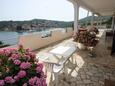 Shared terrace Luka, Shared terrace in the room, with a sea view and WiFi.