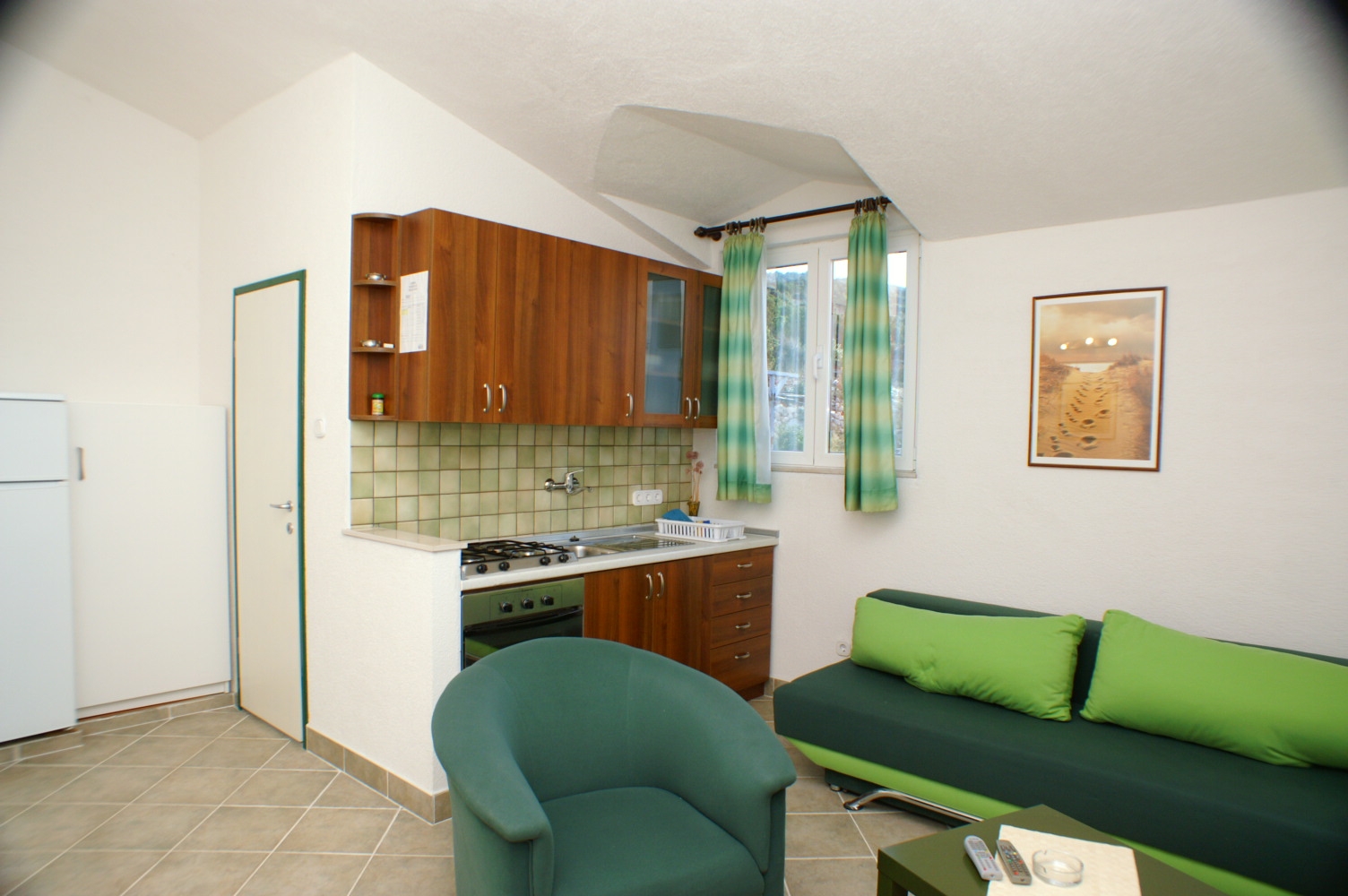 One bedroom apartment with terrace and sea view Tisno, Murter  A-c