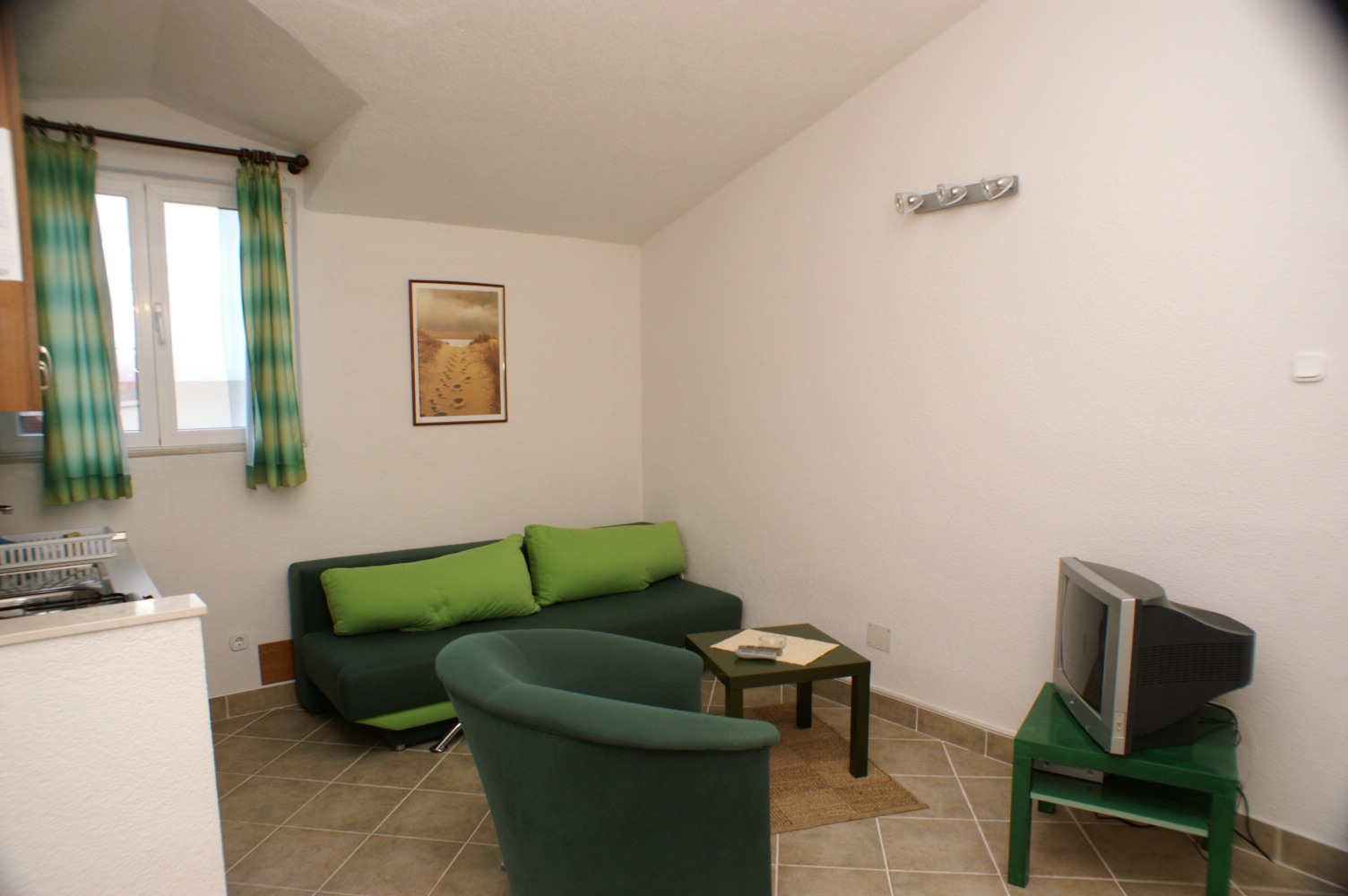 One bedroom apartment with terrace and sea view Tisno, Murter  A-c