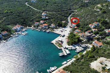 Zaglav, Dugi otok, Szálláshely 8146 - Apartmanok a tenger közelében.