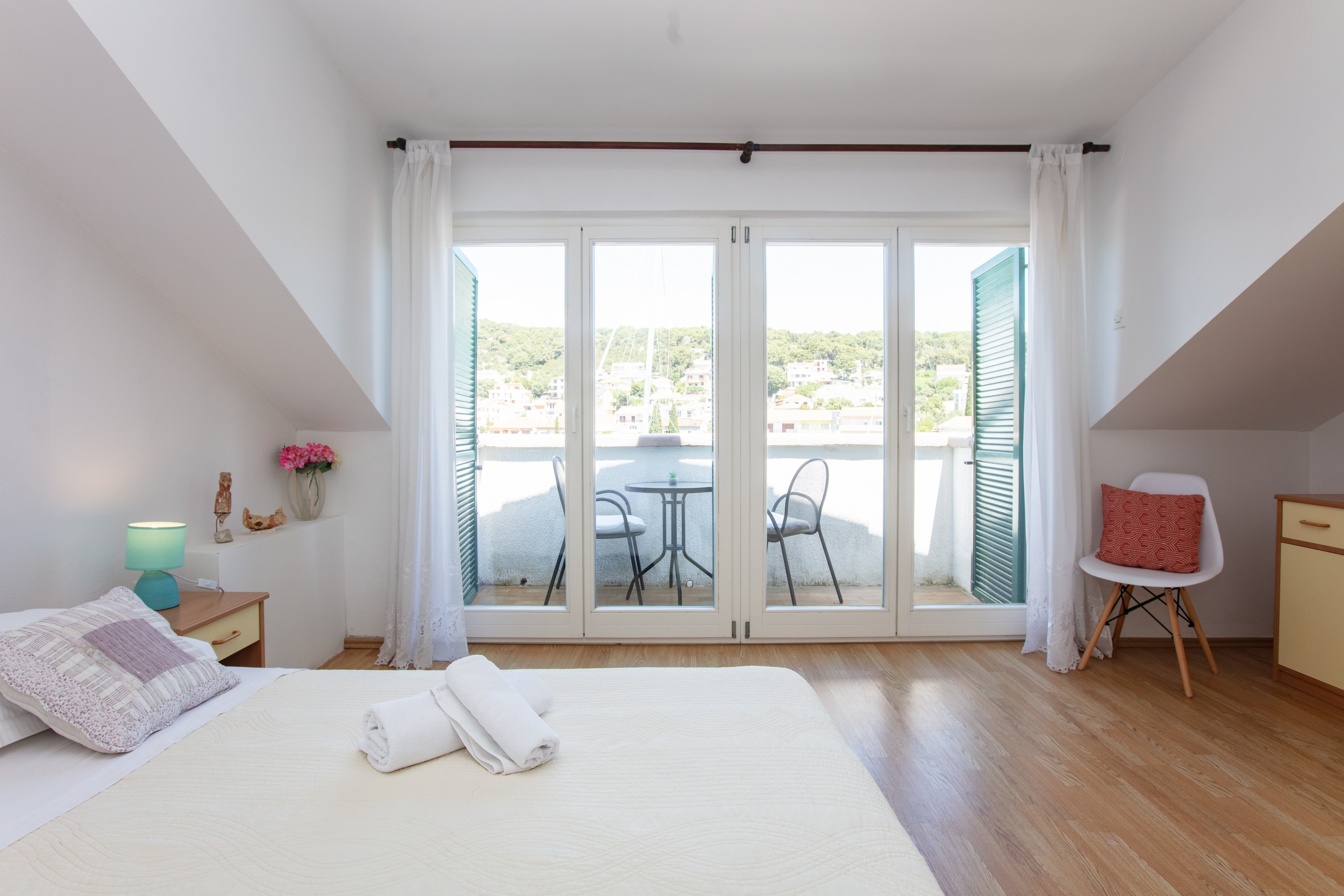 One bedroom apartment with balcony and sea view Tisno, Murter (A-815-b)