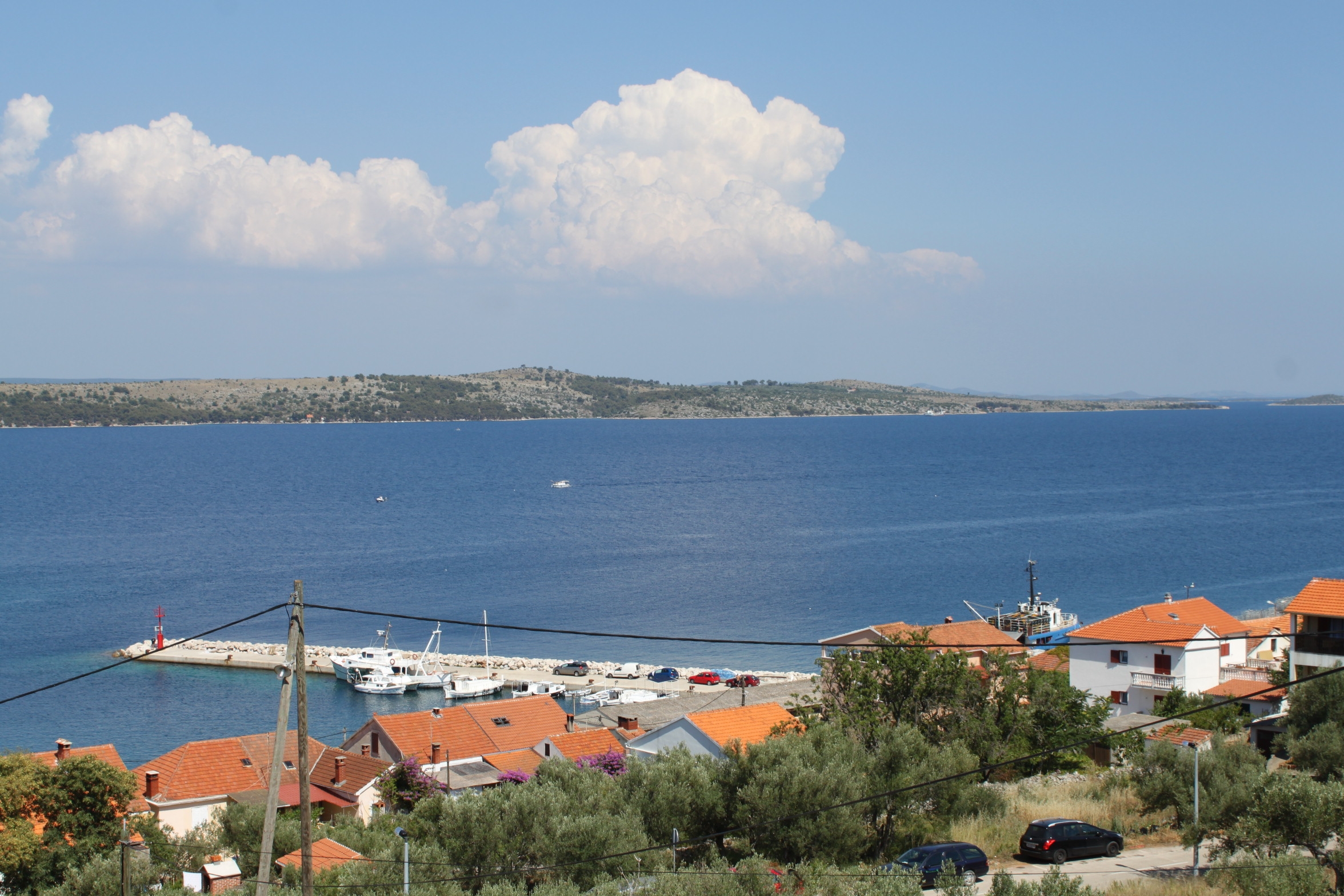 Two bedroom apartment with terrace and sea view Sali, Dugi otok  A-b
