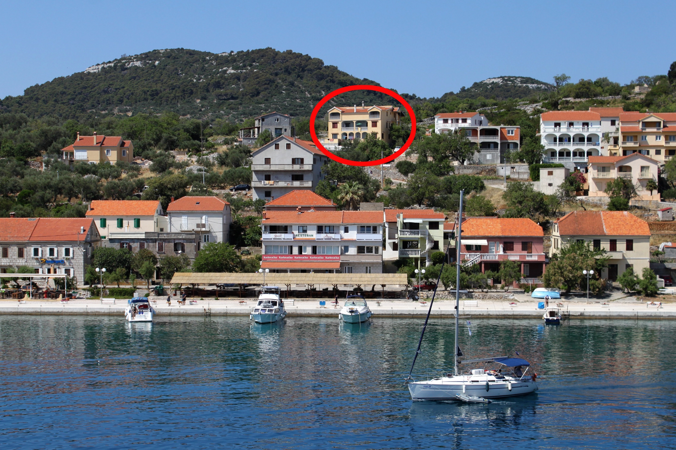 Studio flat with balcony and sea view Sali, Dugi otok  AS-a
