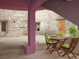 Shared terrace Sali, Shared terrace in the studio-apartment.