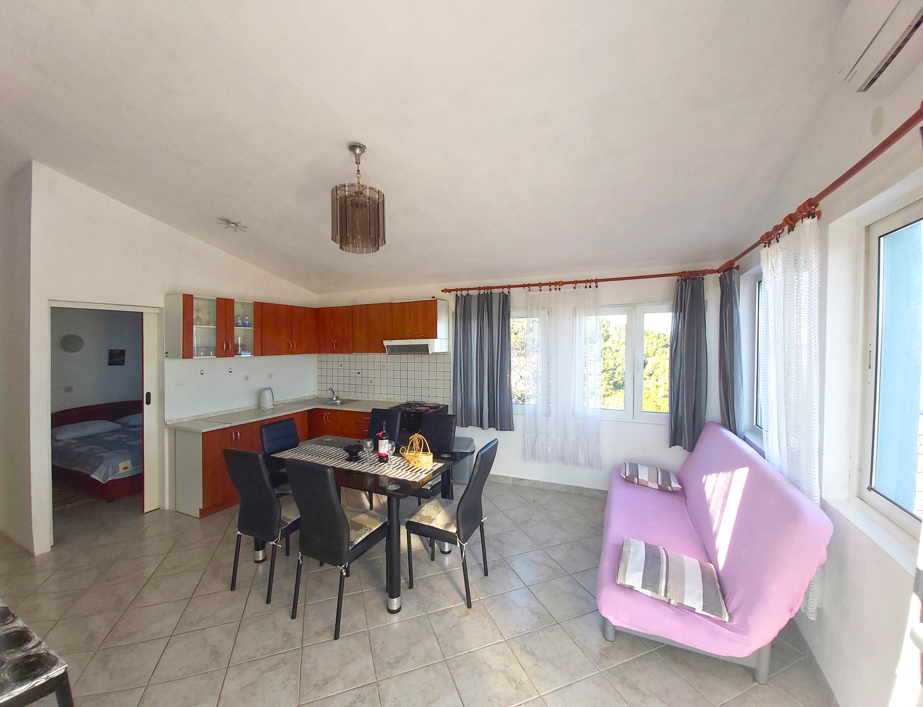 Two bedroom apartment with terrace and sea view Sali (Dugi otok) (A-8181-a)