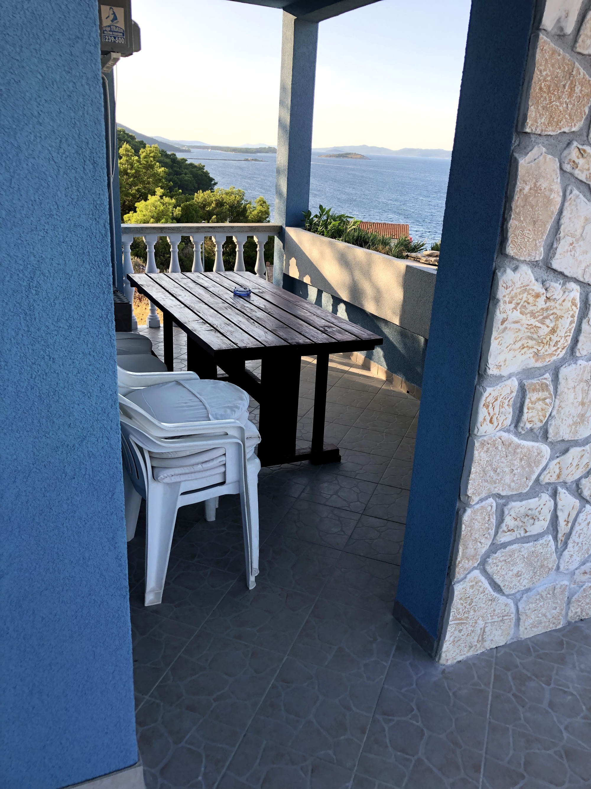 Two bedroom apartment with terrace and sea view Sali, Dugi otok  A-b