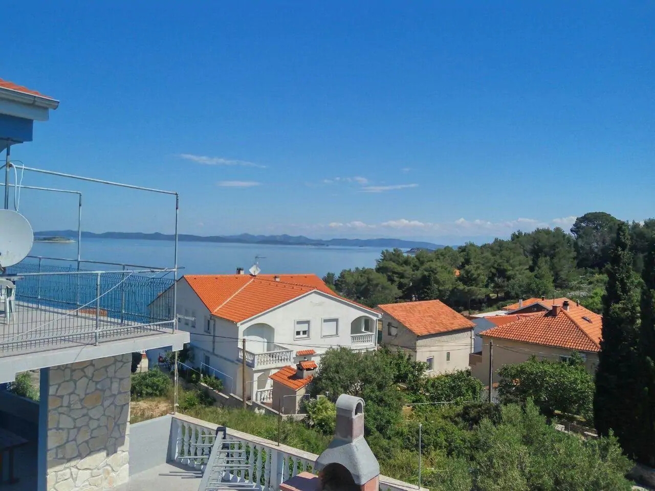 One bedroom apartment with terrace and sea view Sali, Dugi otok  A-c