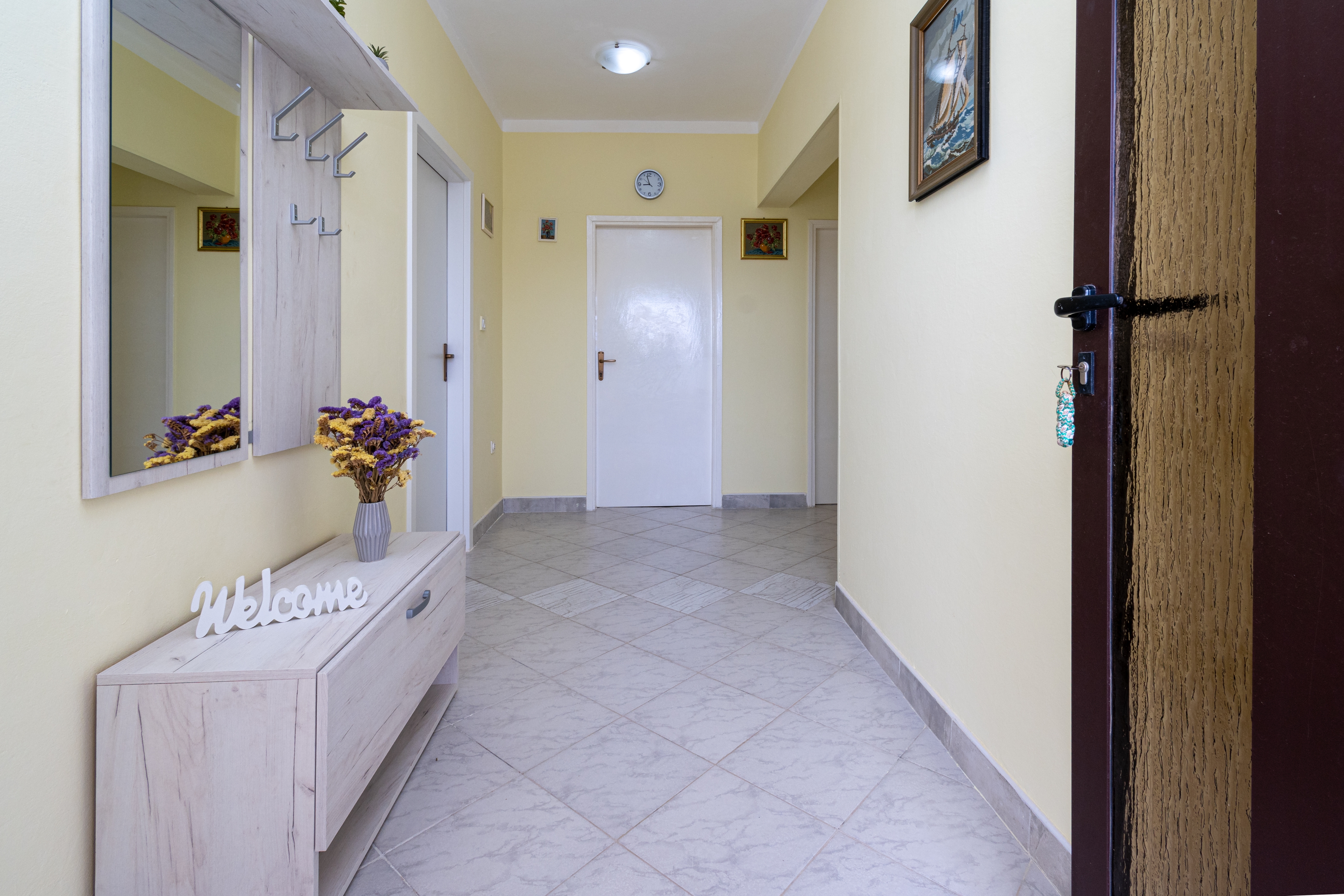 Two bedroom apartment with terrace and sea view Kraj, Pašman  A-a