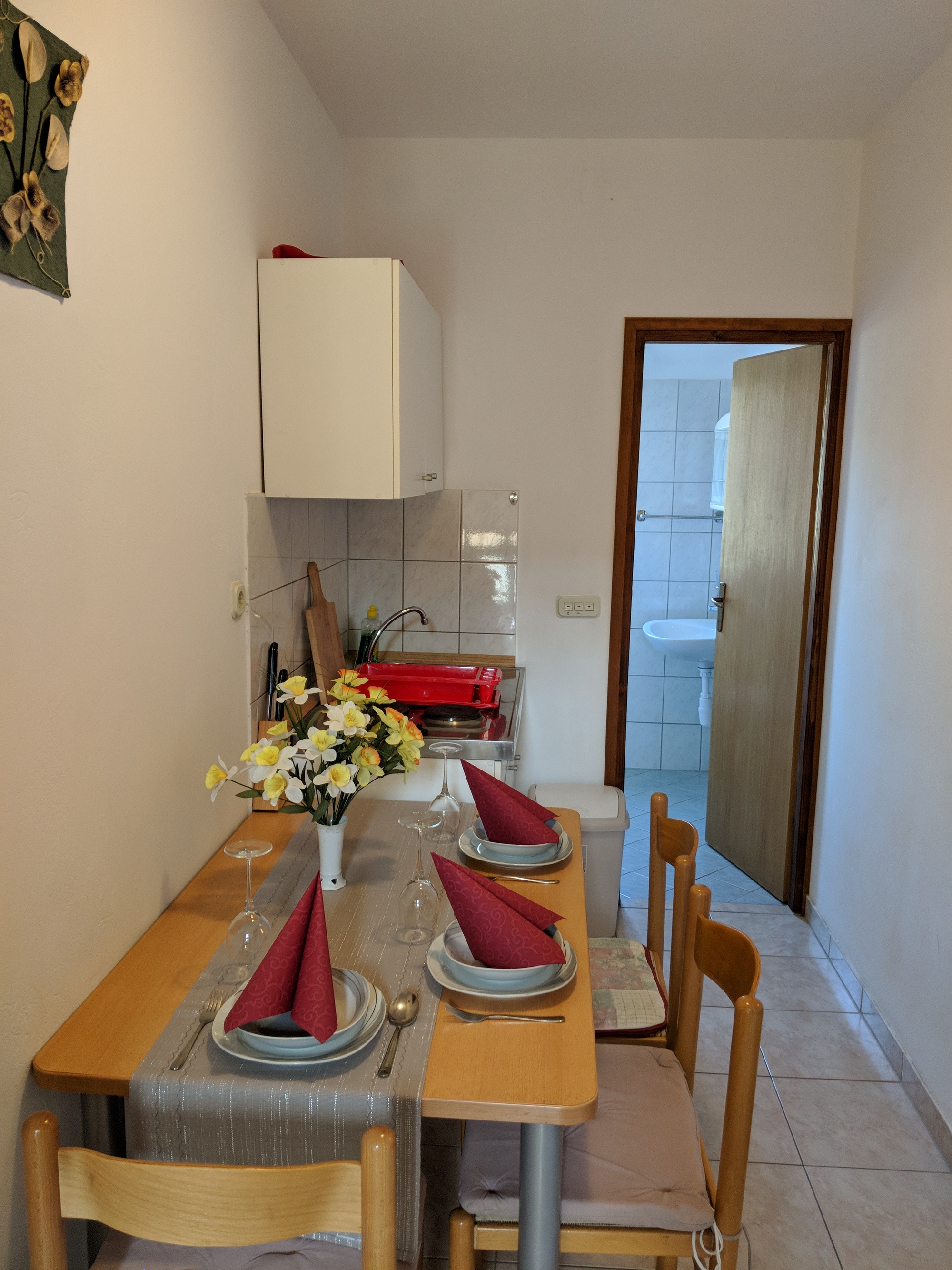 Studio flat with balcony and sea view Dobropoljana, Pašman (AS-8198-a)