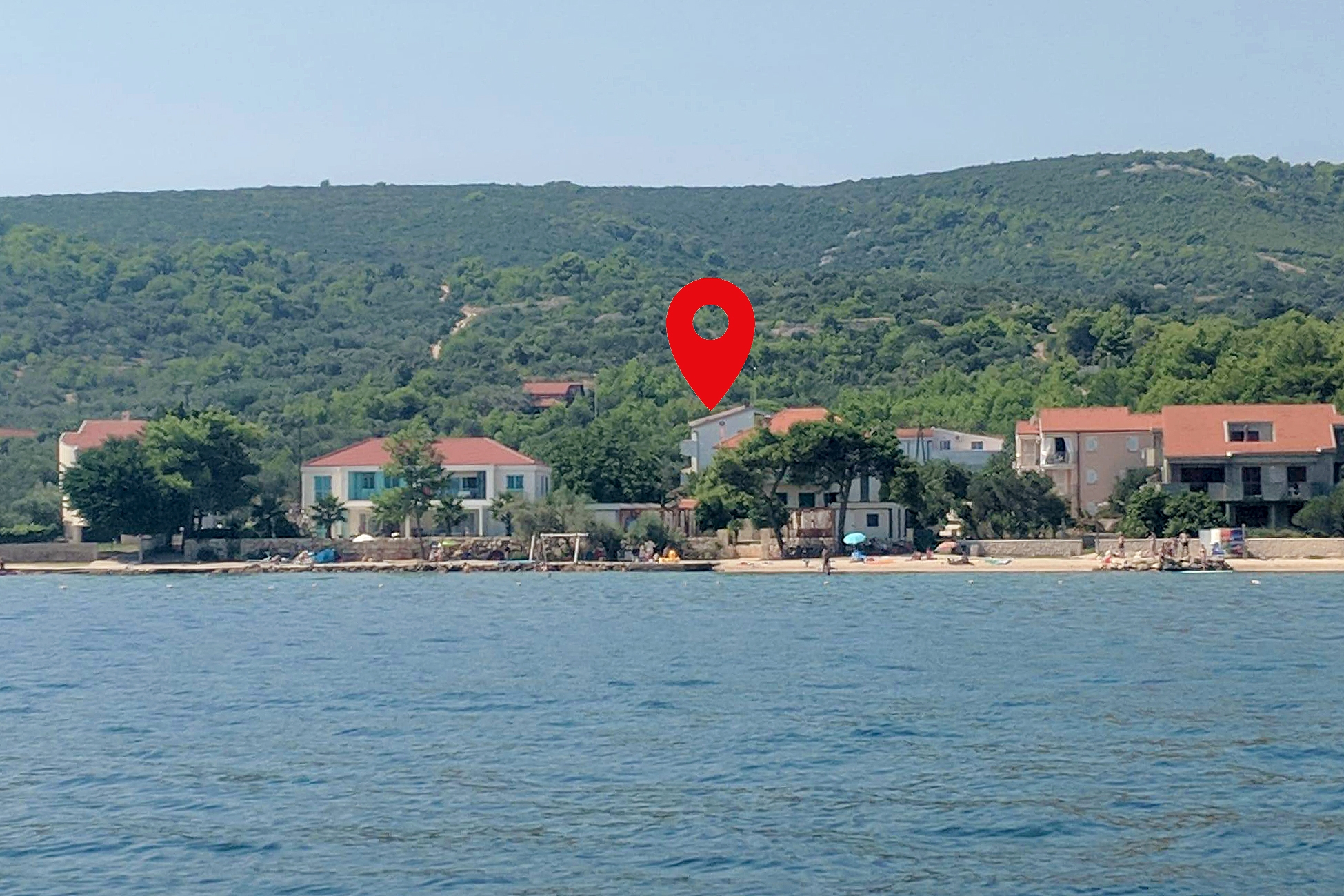 Studio flat with balcony and sea view Dobropoljana, Pašman (AS-8198-a)