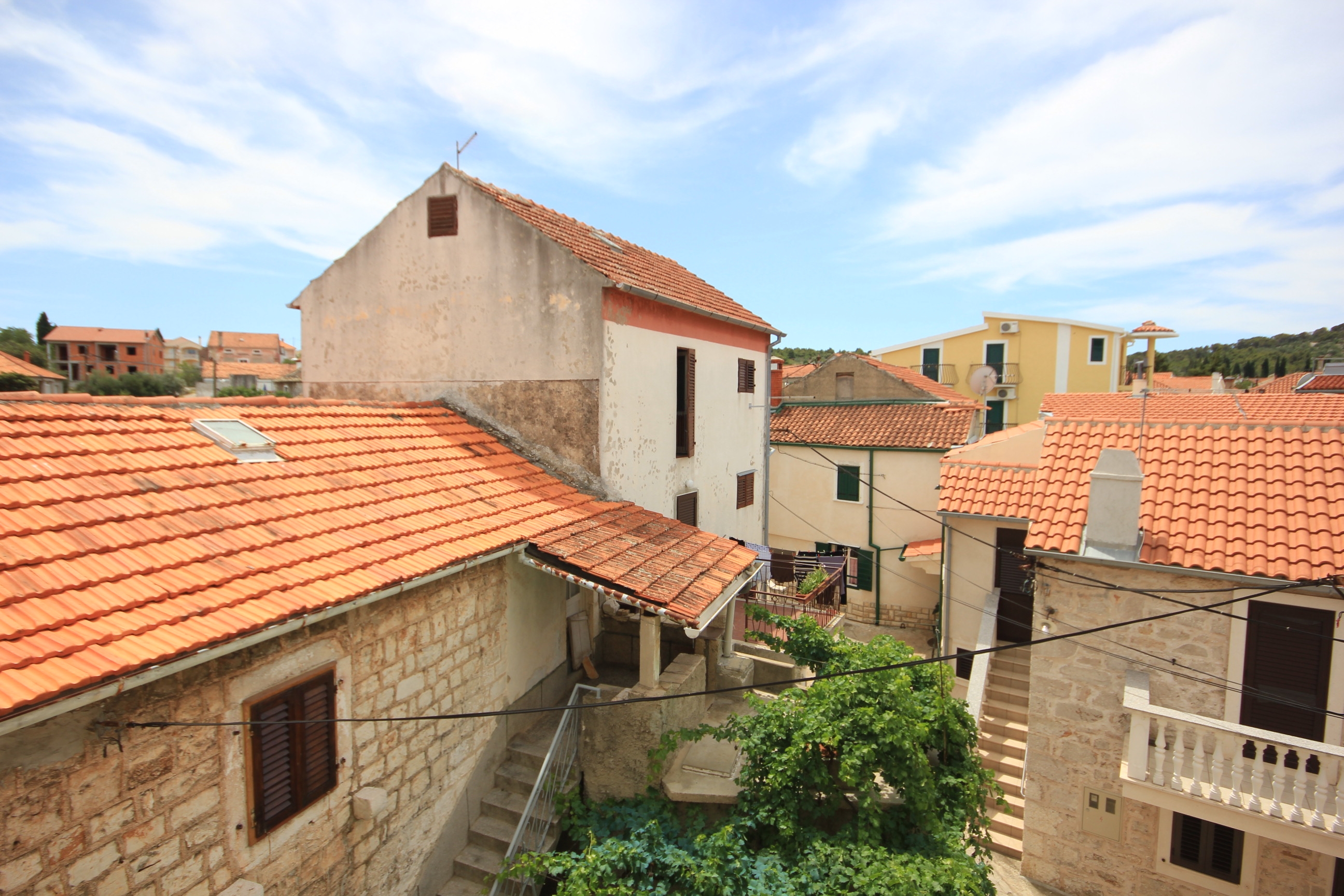 Dvosobni apartman s terasom i pogledom na more Kukljica, Ugljan  A-a