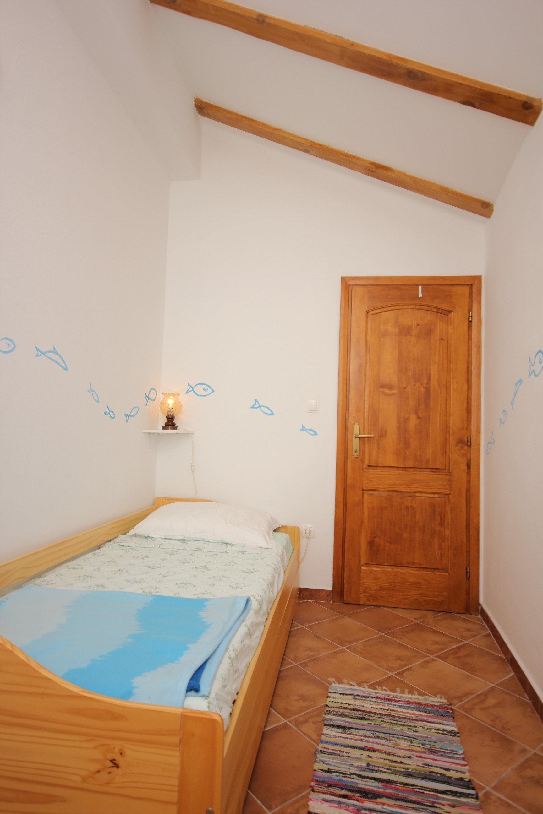 Dvosobni apartman s terasom i pogledom na more Kukljica, Ugljan  A-a